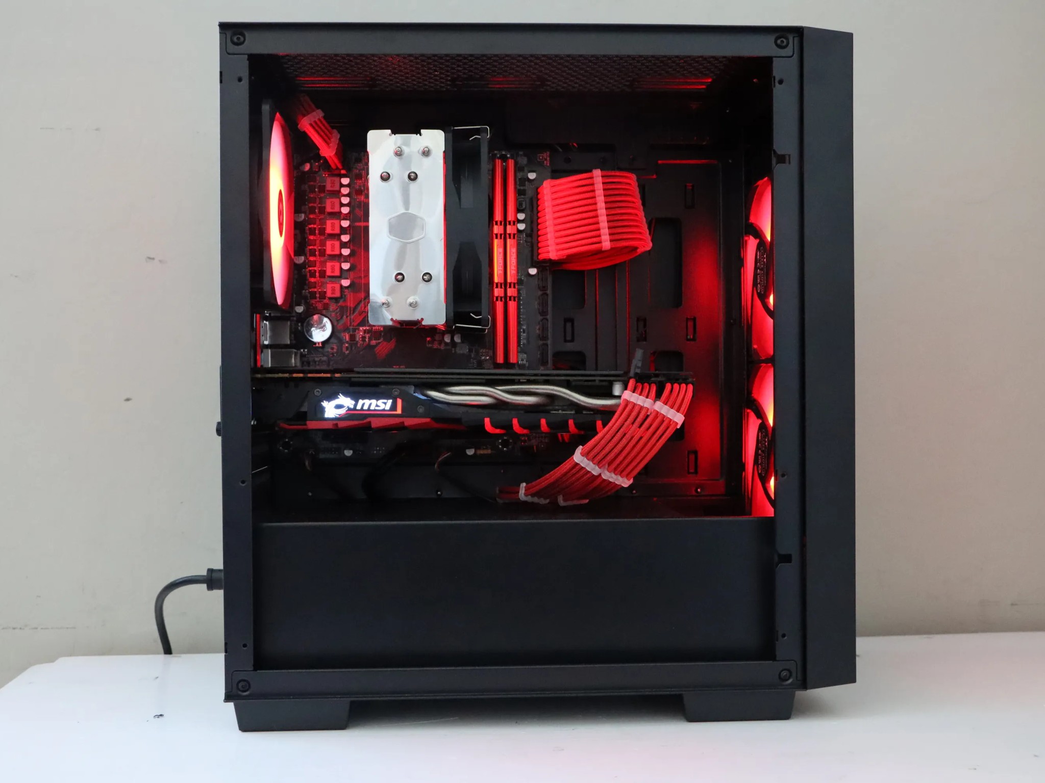 🔥RED RGB GAMING PC | GTX 1070 | Ryzen 5 | 512gb NVME SSD | 16gb Ram🔥