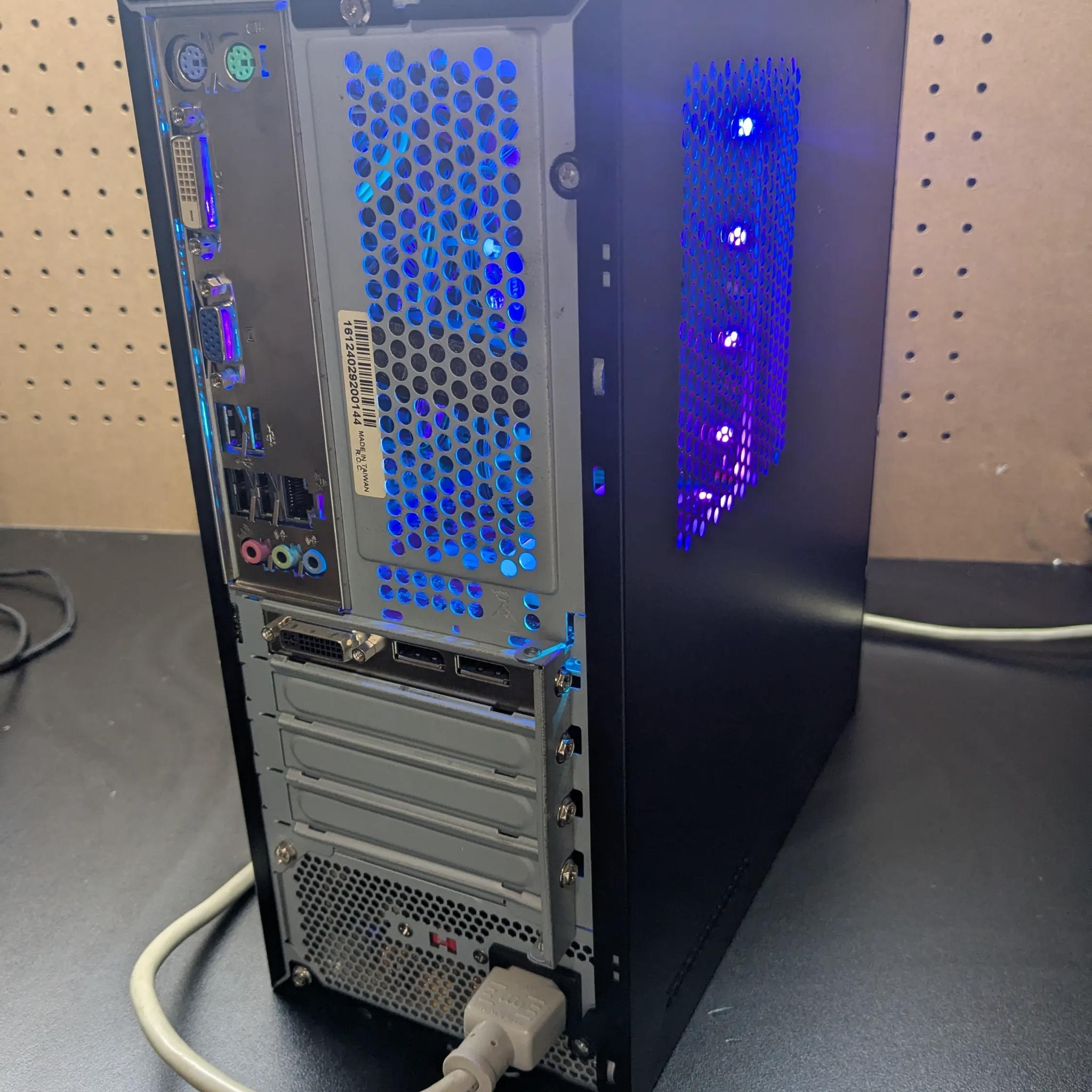 60 FPS Fortnite | 180 Day Warranty | i5-3470, 16GB RAM, 2GB AMD GPU, 400GB SSD, Win10, WiFi, RGB