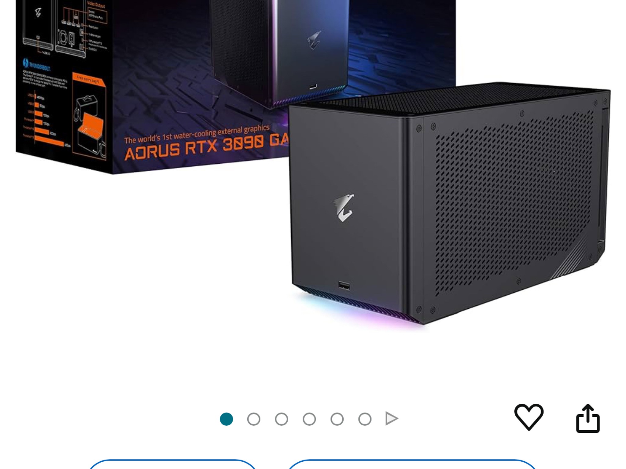 Gigabyte Aorus rtx 3090 24GB eGpu