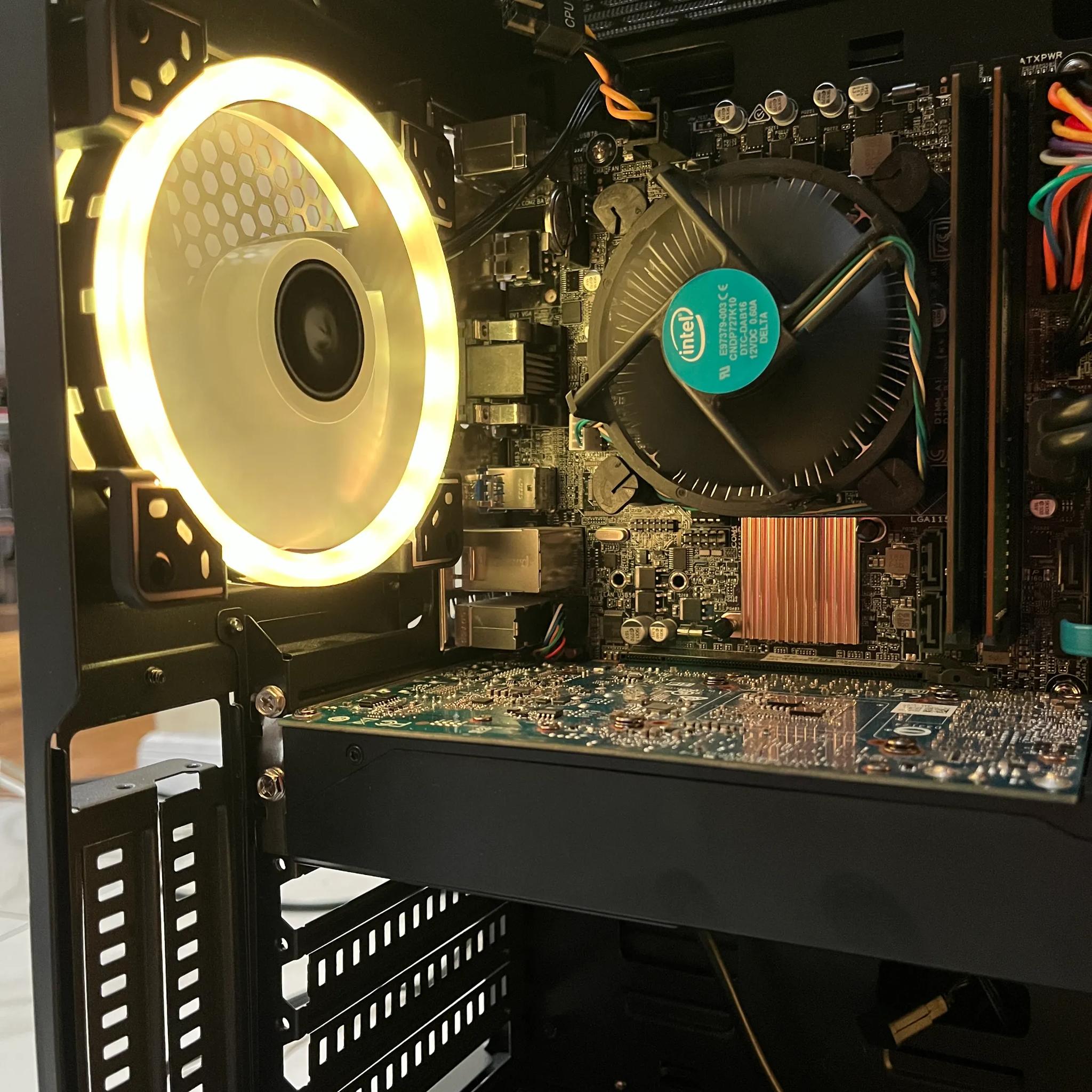 🟢🔵Budget Gaming PC– RGB Case w/ Remote- Intel i5-7400, GTX 1060, 512GB SSD & 12GB RAM 🔥🖥️