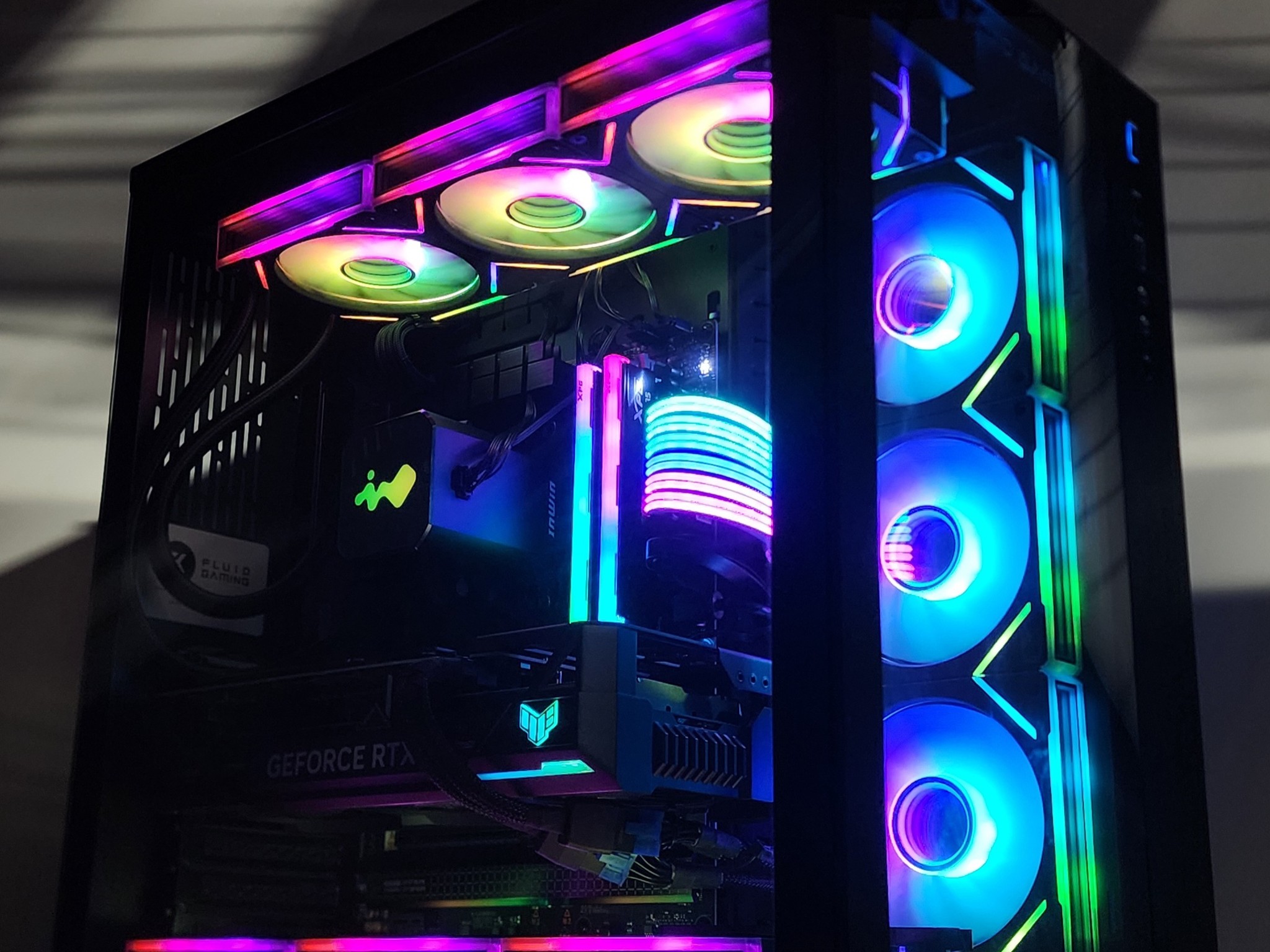 Gaming PC Ryzen 7 7800X3D 32GB RAM 1TB SSD RTX 4070 Ti 12GB Windows 11 Computer