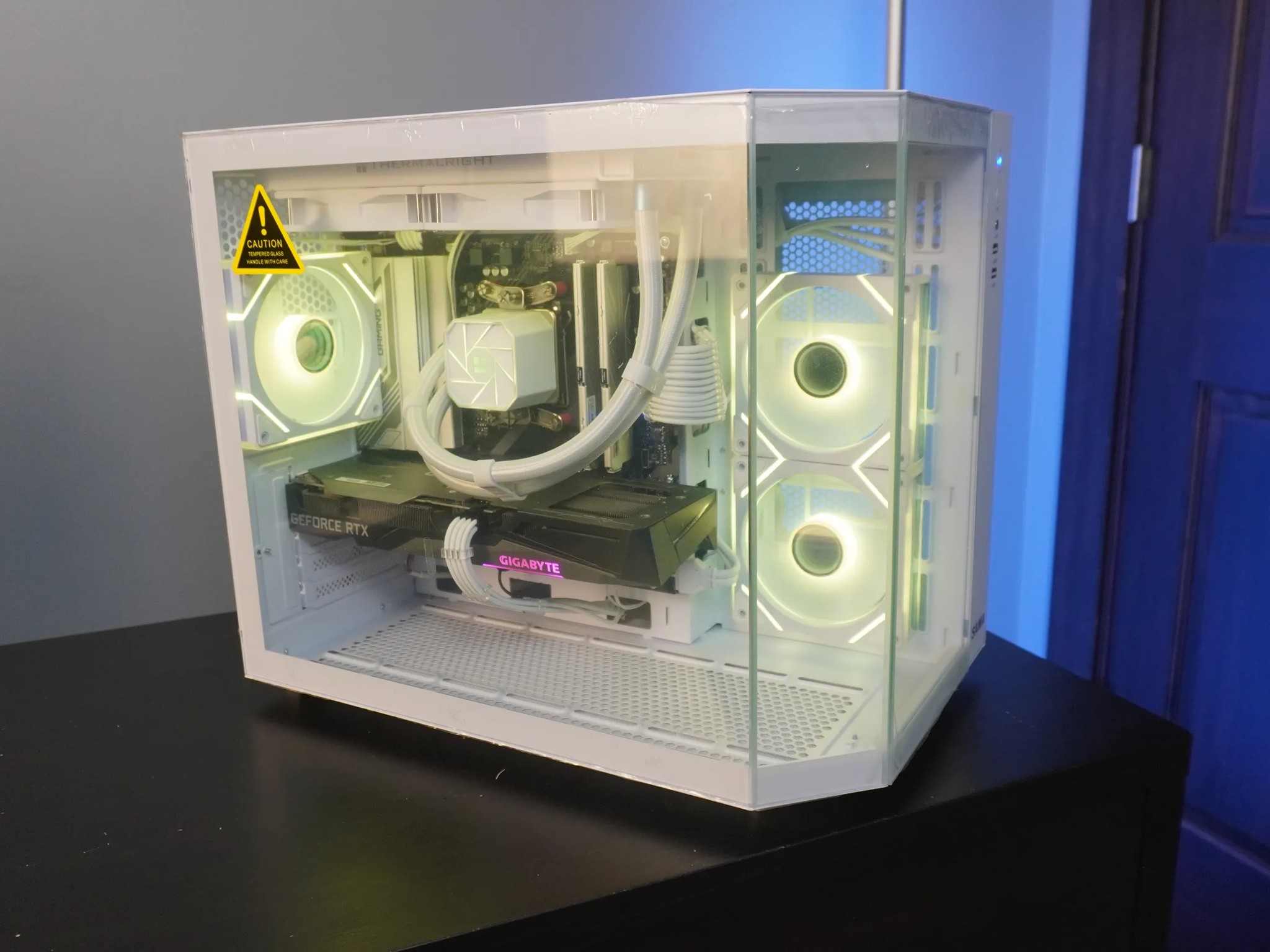 🤍ALL-WHITE🤍 1440p/1080p BEAST 💚RTX 3060ti 🧡Ryzen 5 7600x | 1TB NVME | 32GB DDR5 | WIFI