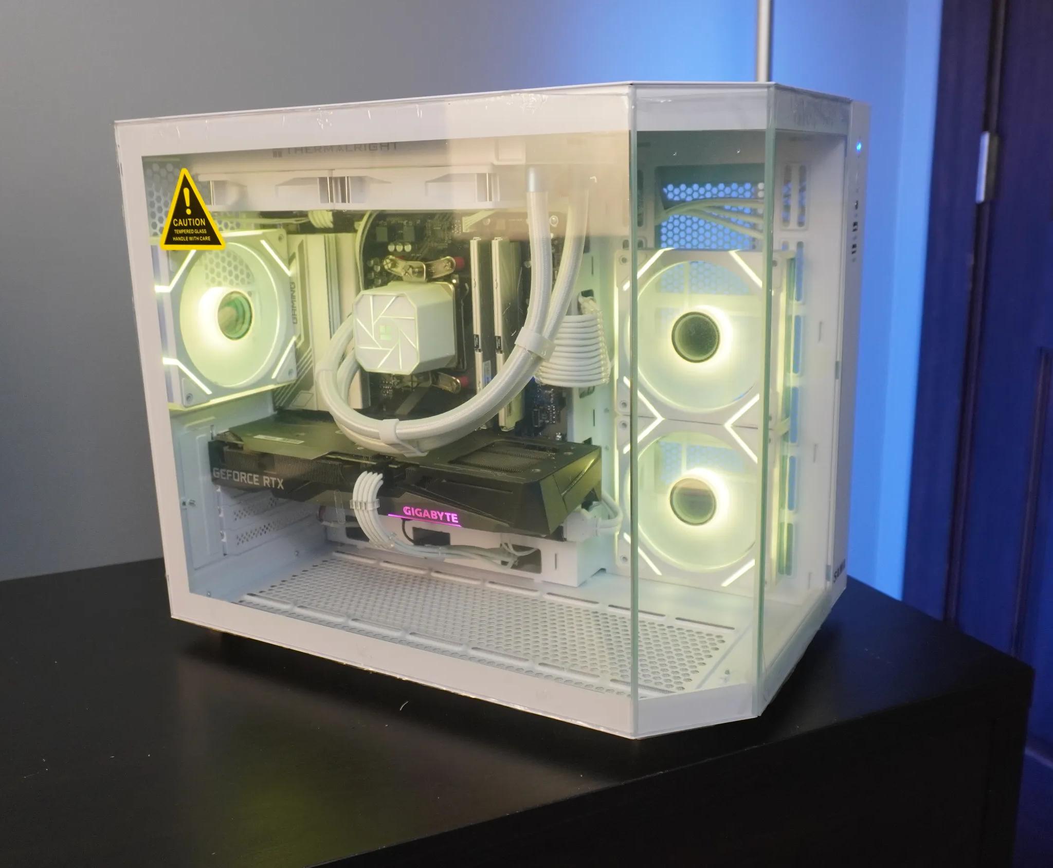🤍ALL-WHITE🤍 1440p/1080p BEAST 💚RTX 3060ti 🧡Ryzen 5 7600x | 1TB NVME | 32GB DDR5 | WIFI
