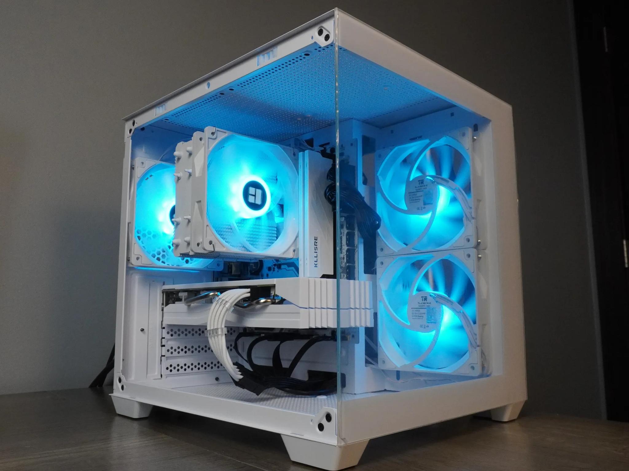 🤍ALL WHITE🤍 Starter GAMING MACHINE 🧡RX 580 2048SP 🧡 Ryzen 5 5500 | 32GB | 1TB...