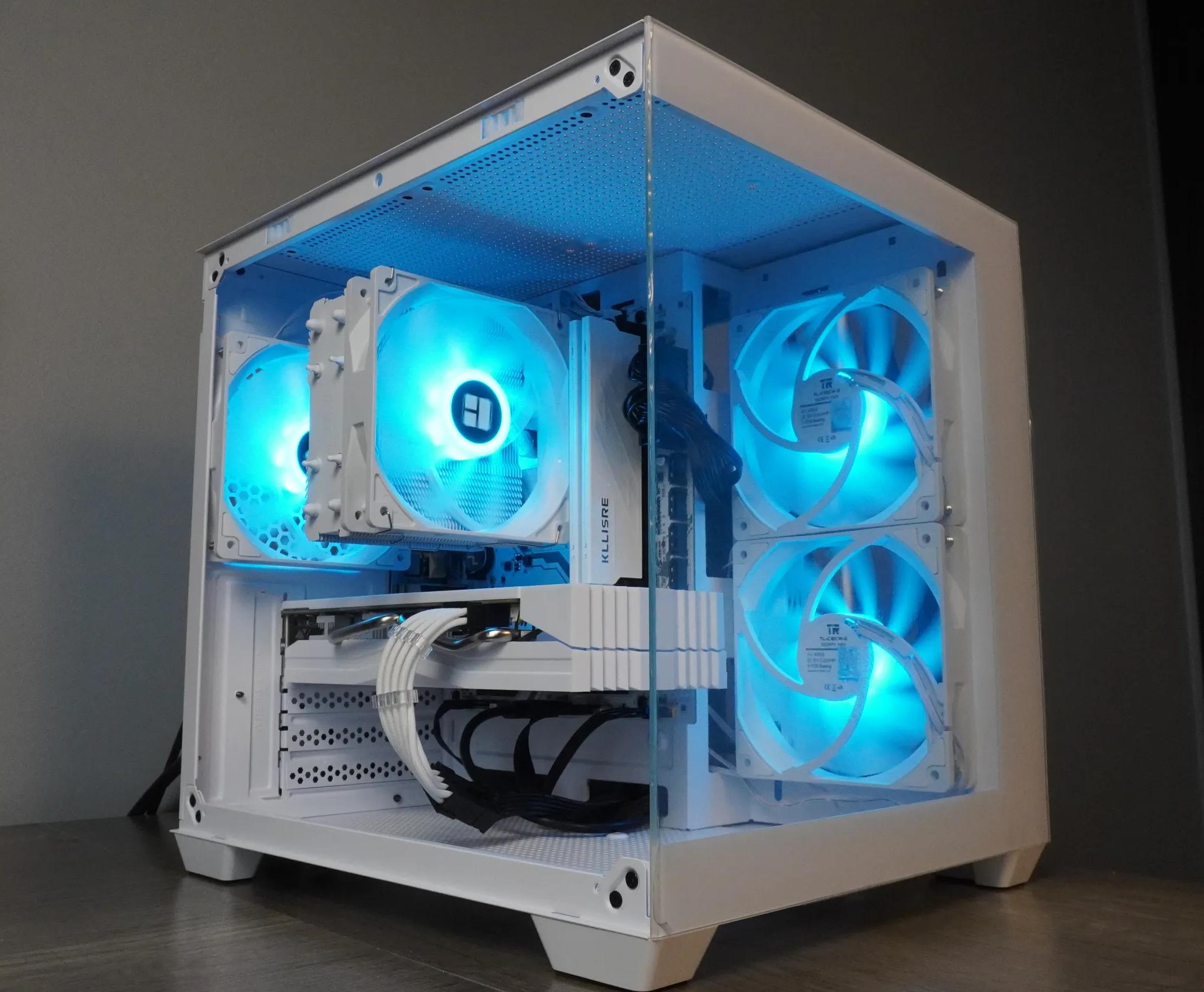 🤍ALL WHITE🤍 Starter GAMING MACHINE 🧡RX 580 2048SP 🧡 Ryzen 5 5500 | 32GB | 1TB...