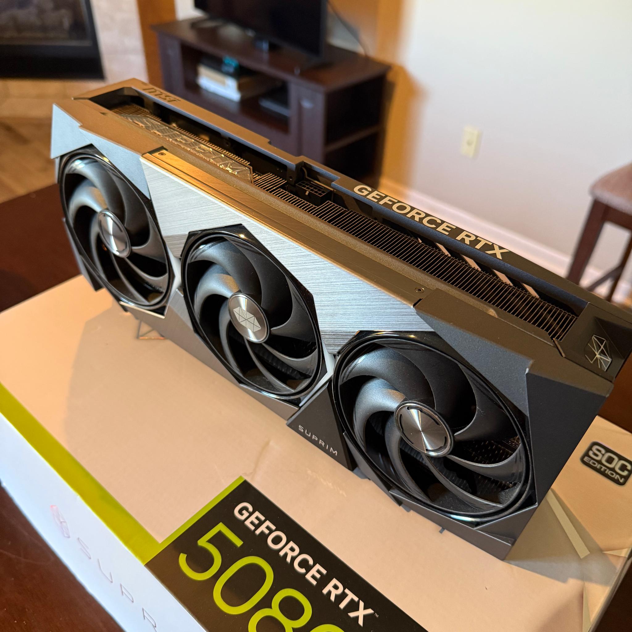 MSI GeForce RTX 5080 SUPRIM X 16GB GDDR7 – Used, Great Condition
