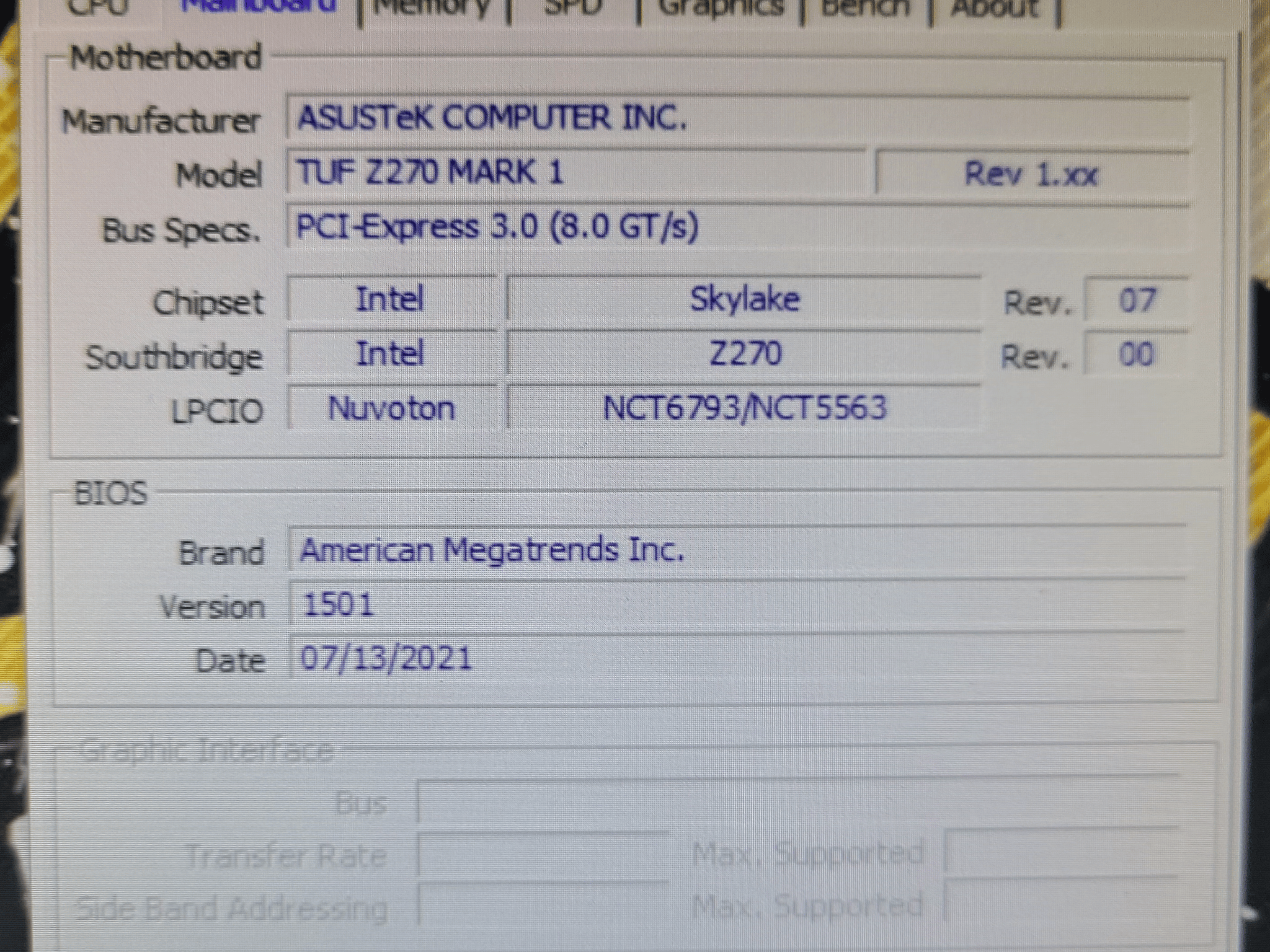 ASUS TUF Z270 MARK 1 motherboard combo loaded with Intel i5 6400-T CPU Noctua Cooler 32GB DDR4 SSD