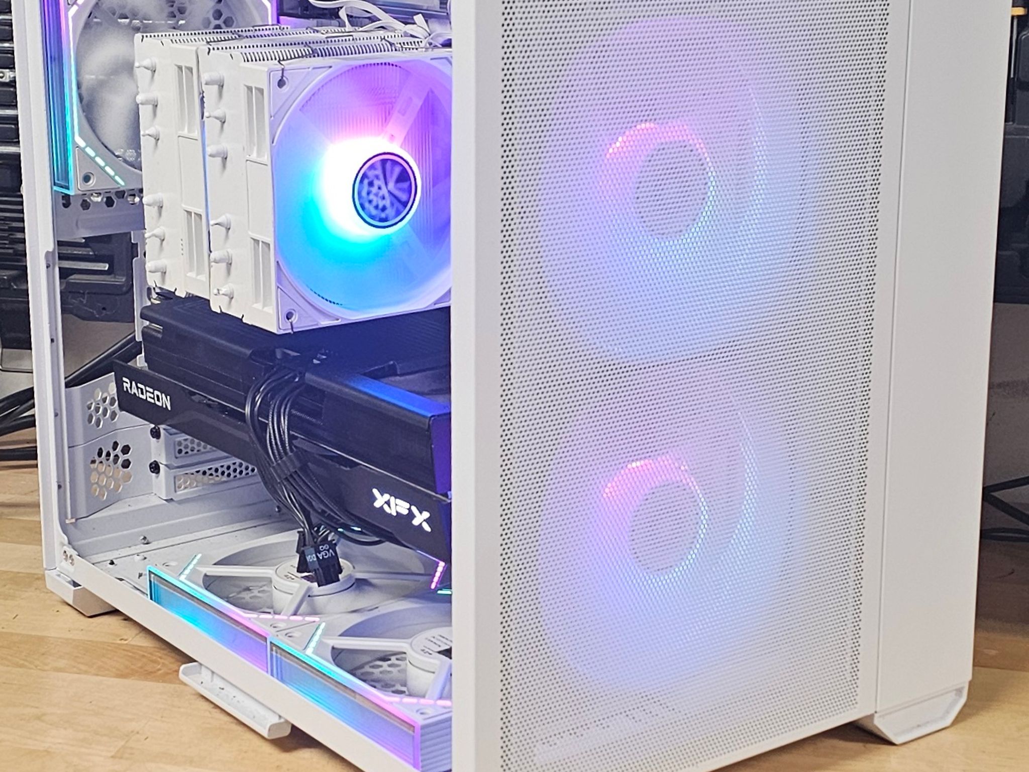 White RGB MONTECH ATX PC Case