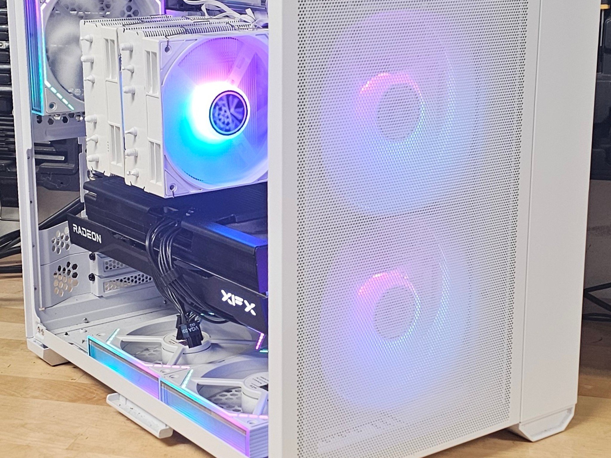 White RGB MONTECH ATX PC Case