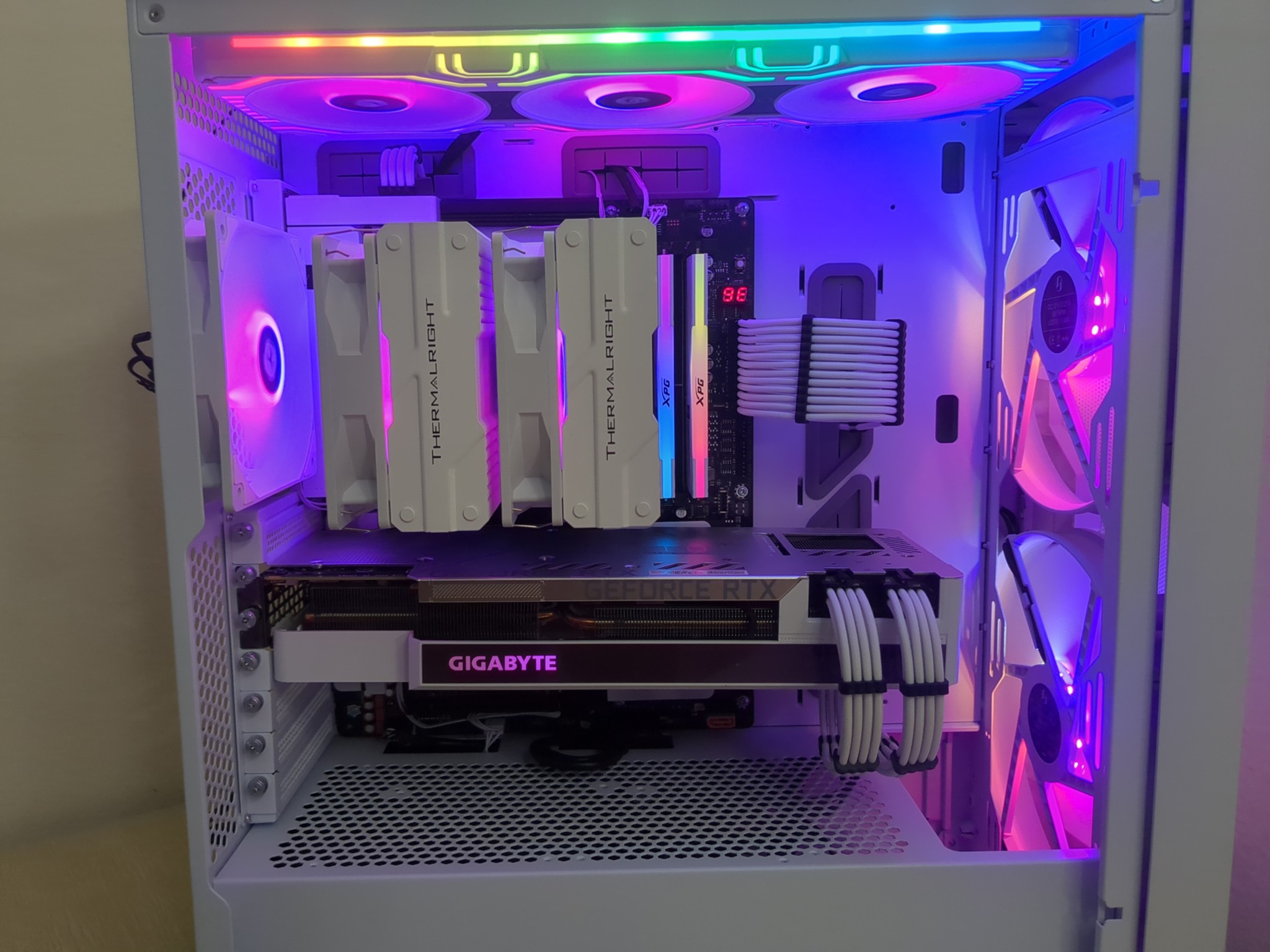 RTX 3080 (10GB), Ryzen 7 5700X White Gaming PC (32GB RAM, 2TB SSD, Win11 Pro)