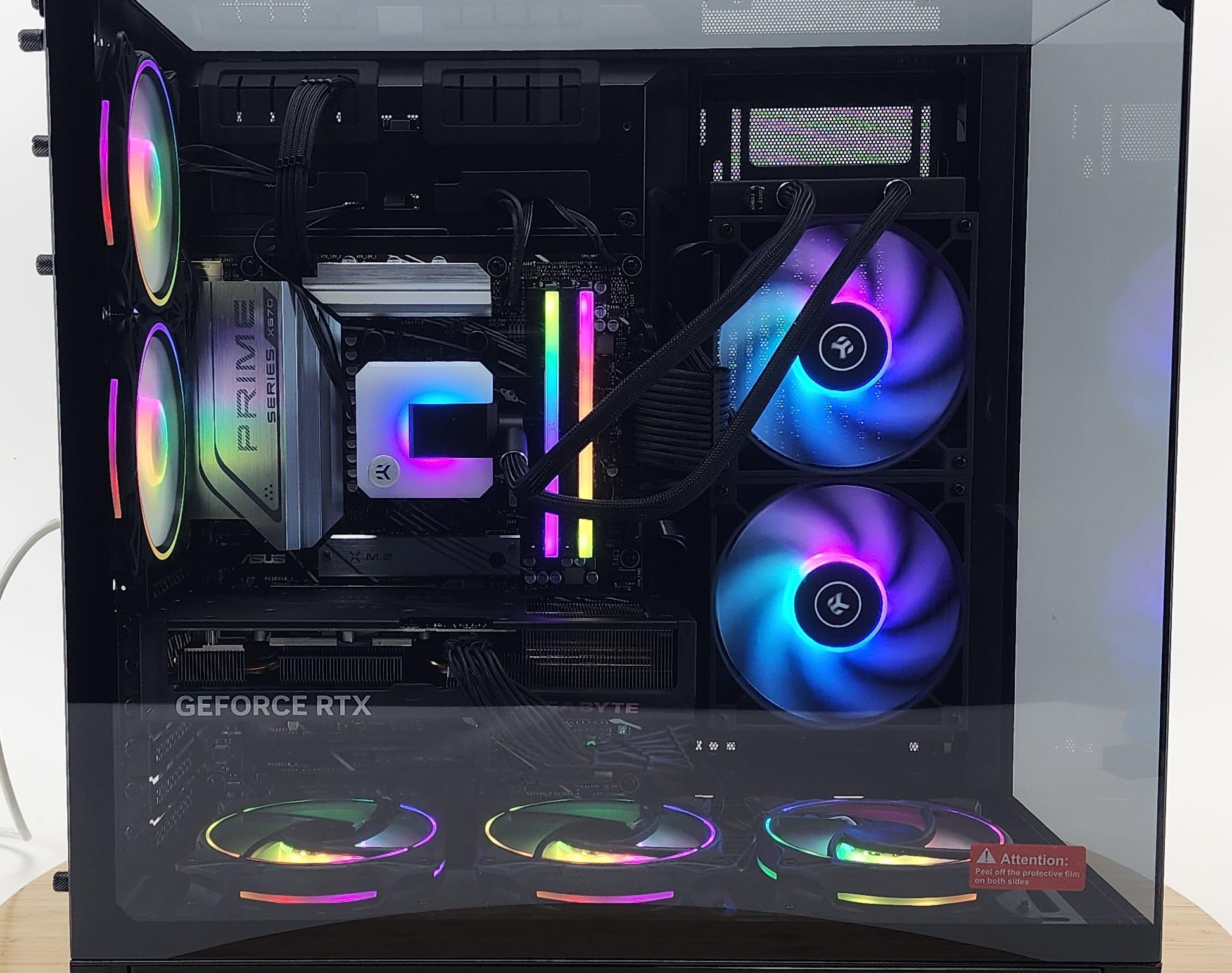 Gaming PC Ryzen 9 7900X 32GB RAM 1TB SSD RTX 4070 SUPER 12GB Windows 11 Computer