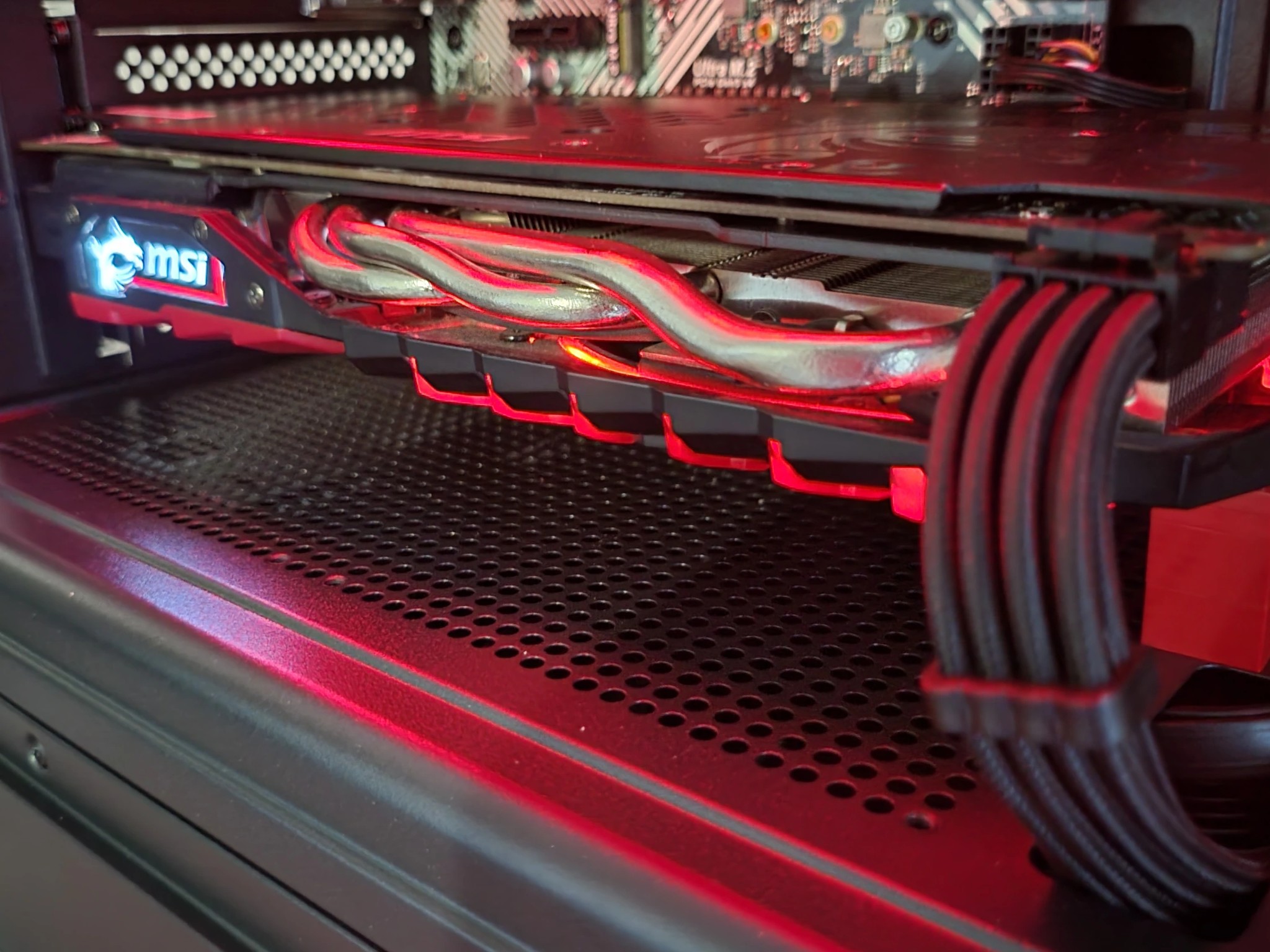 Red/Black Gaming PC! Ryzen 5 | Radeon RX | 16GB | 1TB | Wi-Fi BT | ARGB | 500W 80+ Gold