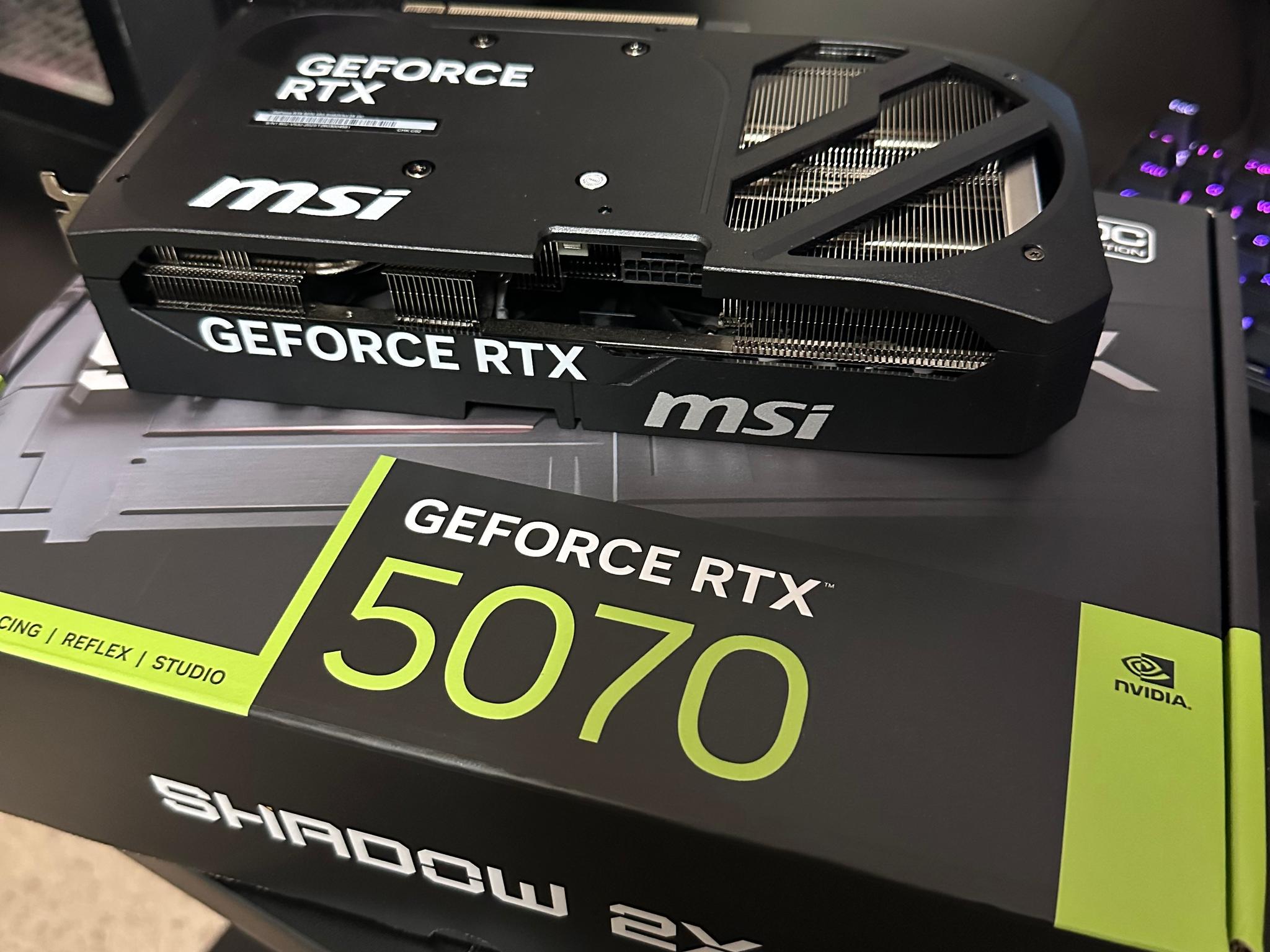 MSI GeForce RTX 5070 12G SHADOW 2X OC