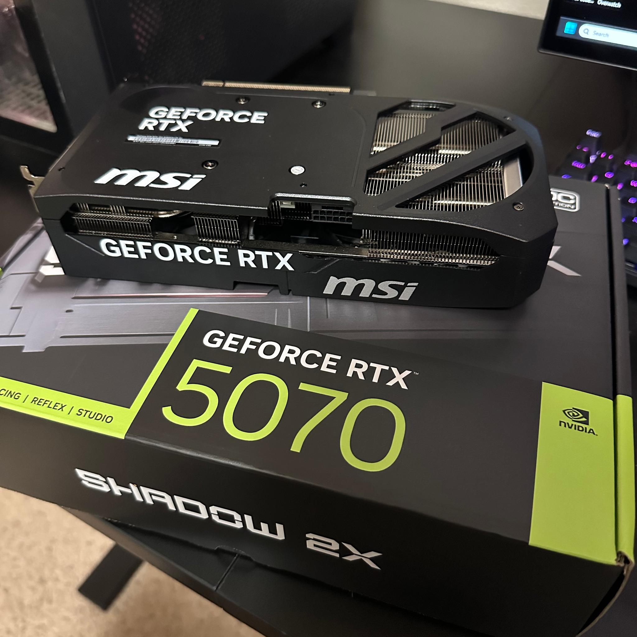 MSI GeForce RTX 5070 12G SHADOW 2X OC