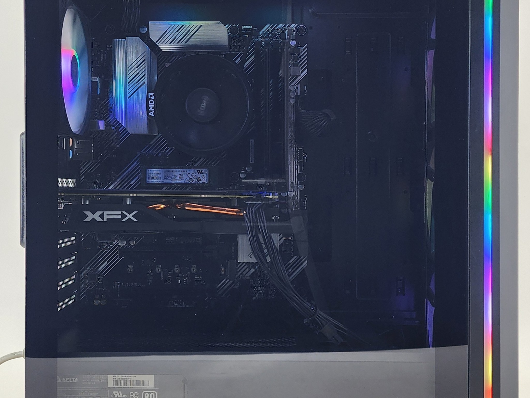 Gaming PC Ryzen 5 5500 16GB RAM 256GB SSD RX 580 8GB Windows 11 Computer