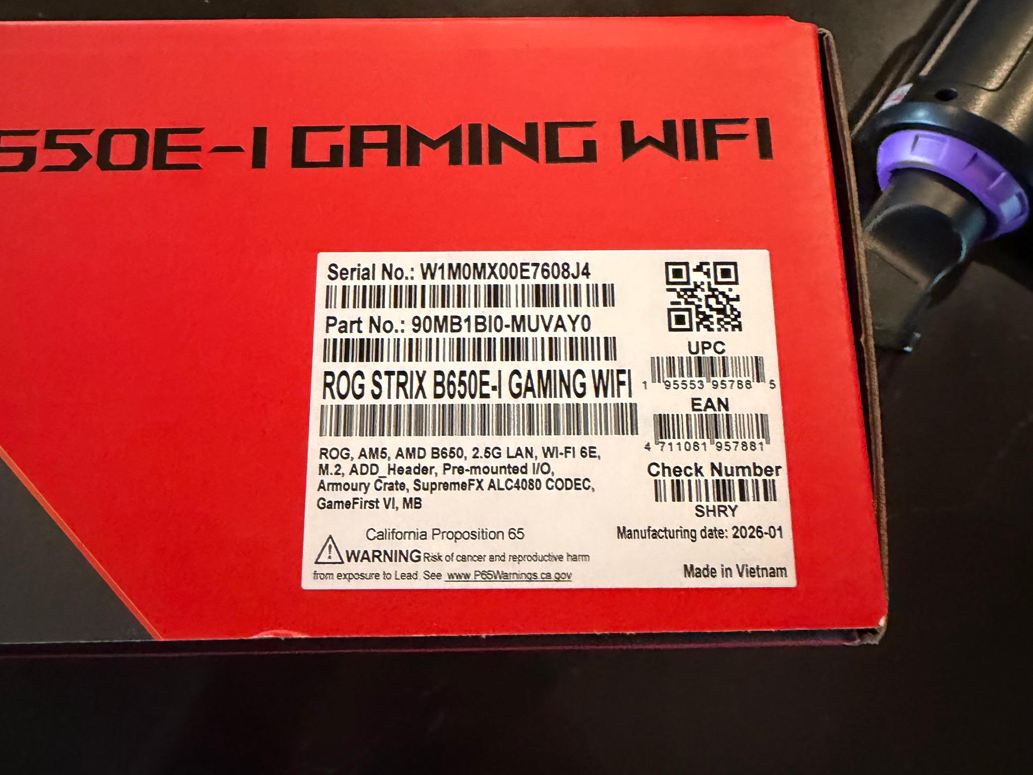 ASUS ROG STRIX B650E-I GAMING WIFI - Image 4
