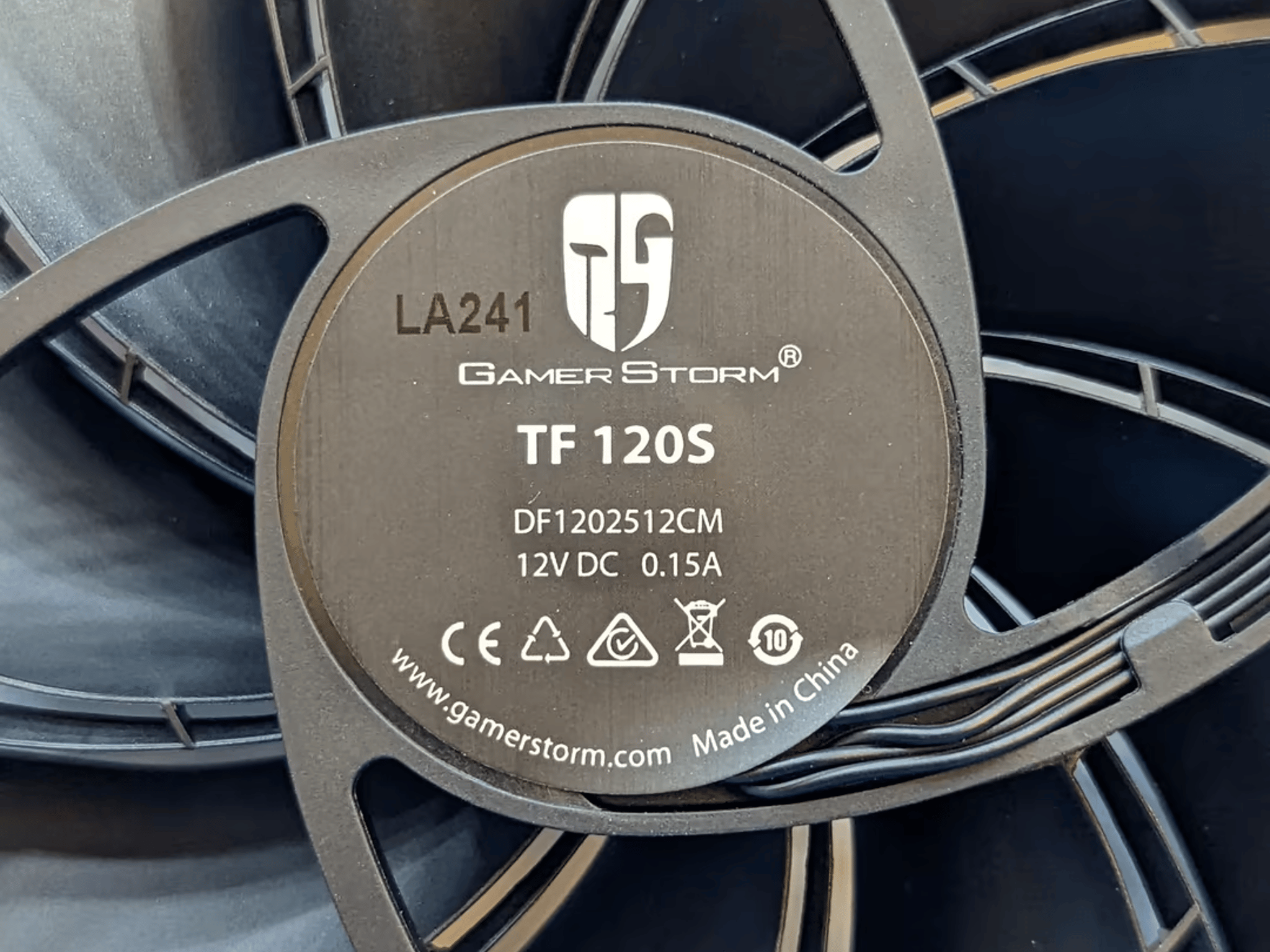 *Lot of 20x* Gamerstorm TF120S Fans 120mm DF1202512CM 12V DC 0.15A Black NON-RGB Case Fan