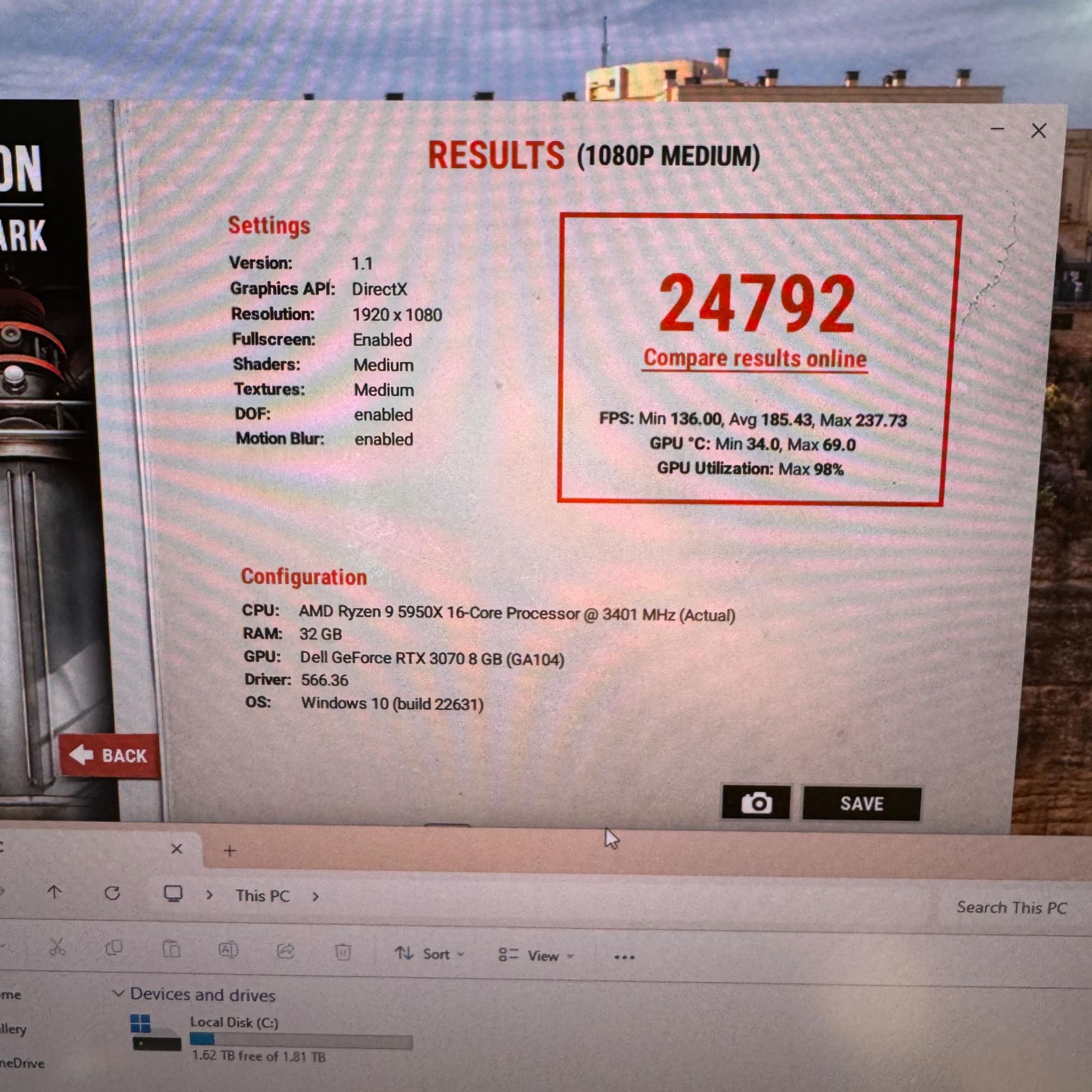 Gaming Creator PC RTX 3070 5950x 32 gb ddr4