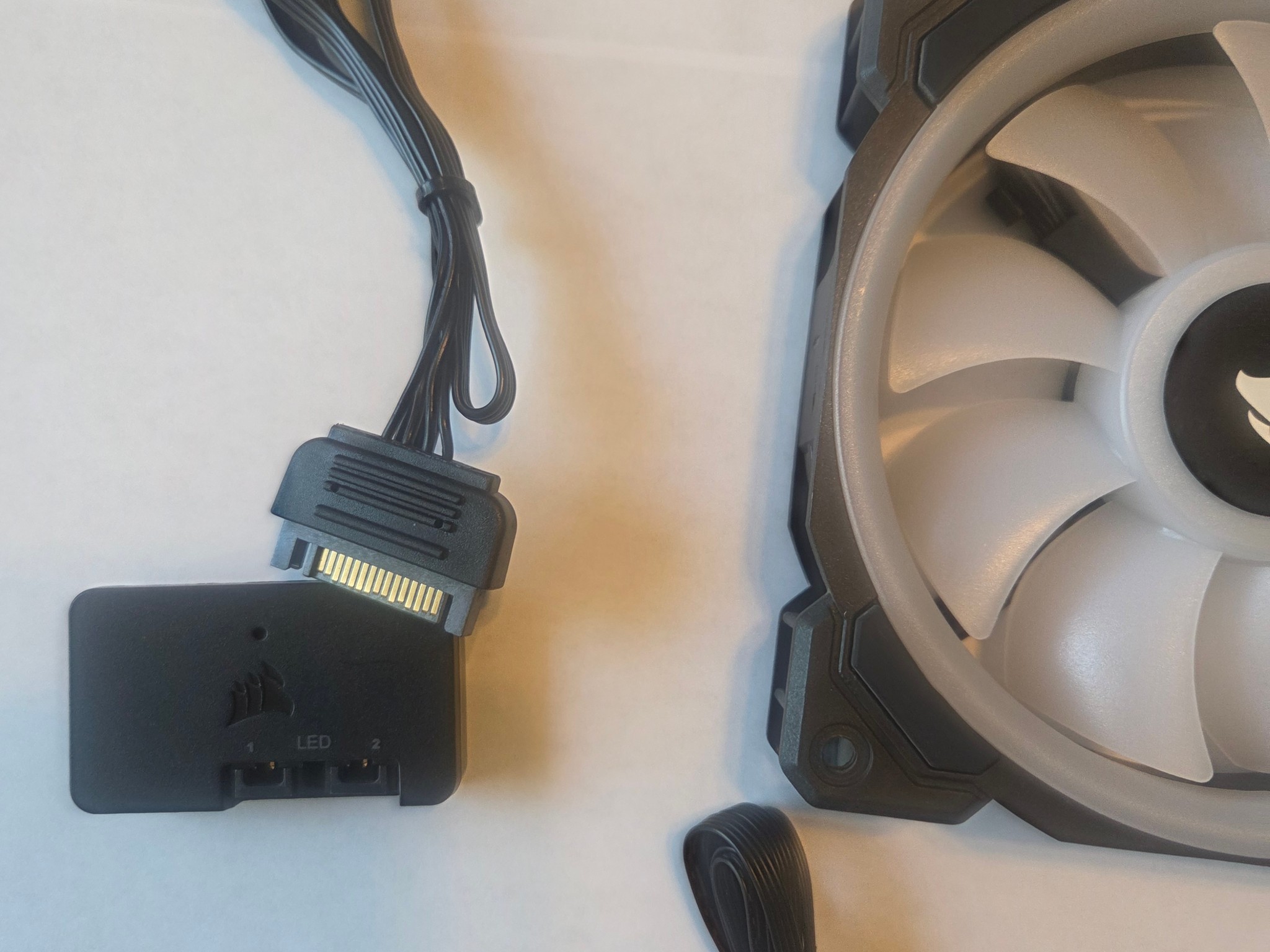 Corsair LL120 RGB Black 120mm Fan 5-Pack Bundle w/ Lighting Node PRO & Hub