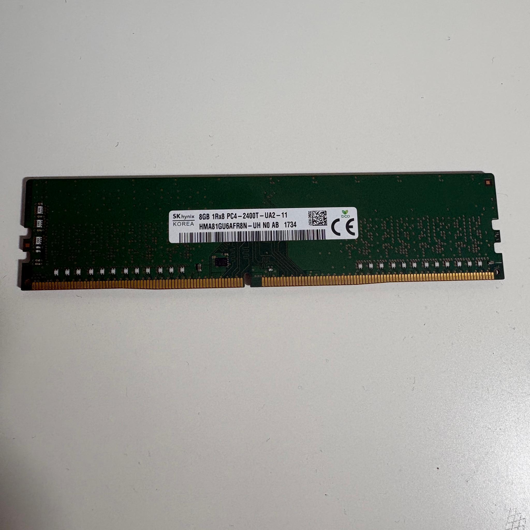 SK Hynix 1x8GB 2400 Mhz DDR4 Memory