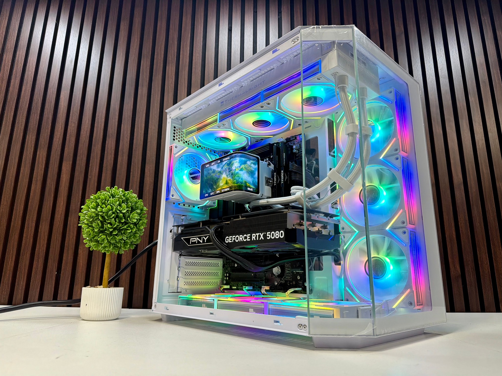 RTX 5080 | Ryzen 9800X3D | 64GB DDR5 | 2TB M.2 | 1000 Watt Gold PSU | LCD AIO