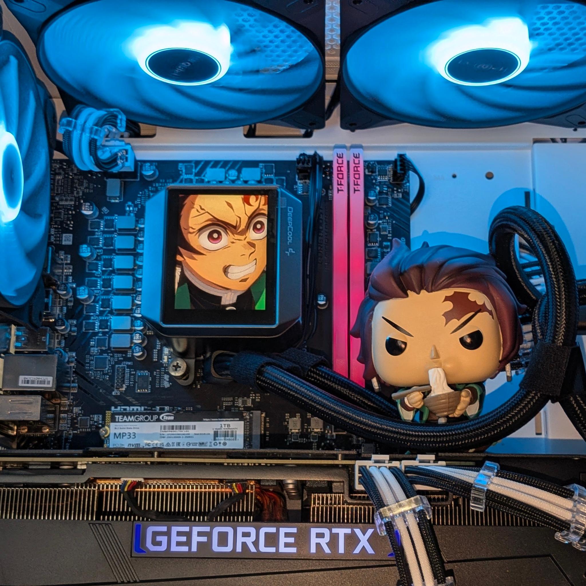 DeMON Slayer-Tanjiro Gaming Beast🔥⚪⚫Ryzen (AM5)⚪⚫RTX 3080⚪⚫32GB RAM⚪⚫1TB NVMe⚪⚫Windows 11 Prof.