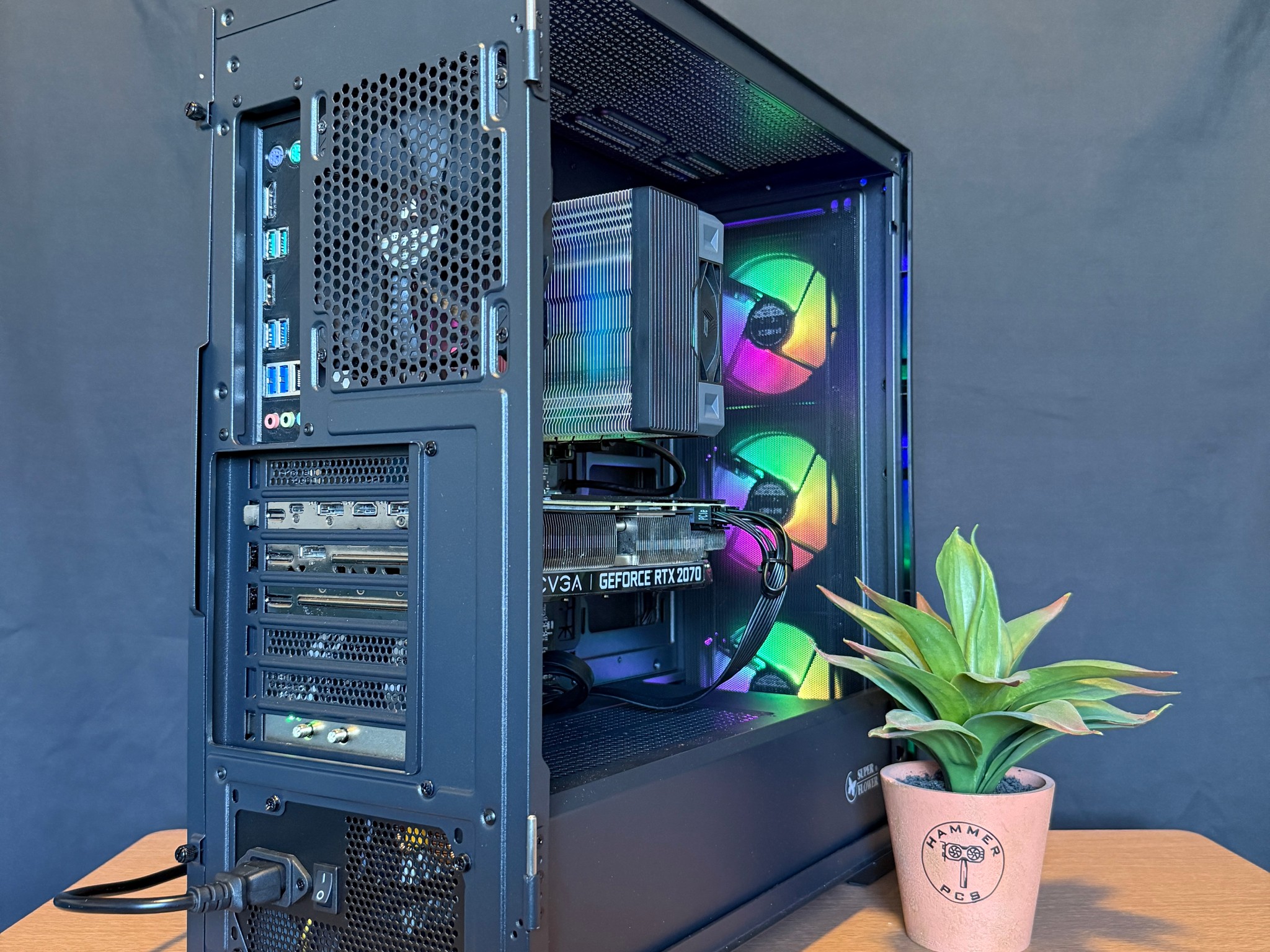 💥RTX 2070 + Intel i7 RGB Gaming PC💥| 16gb RAM, 1TB SSD | Fortnite, GTA V, Arc Raiders, and more!
