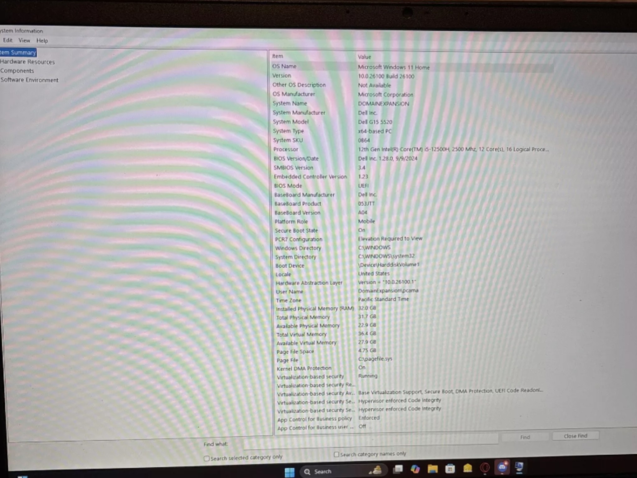 Dell G15 5520 Gaming Laptop RTX3050, 500 M.2 , I5 12500H