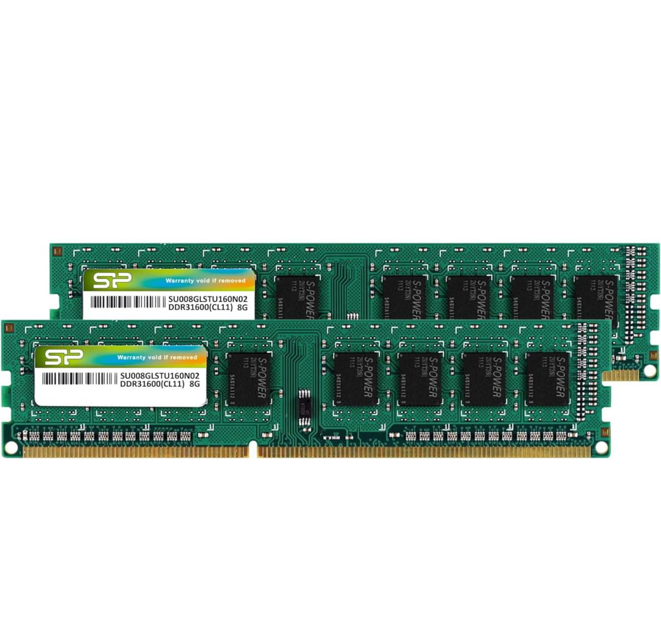 16GB (2x8GB) 1600Mhz DDR3