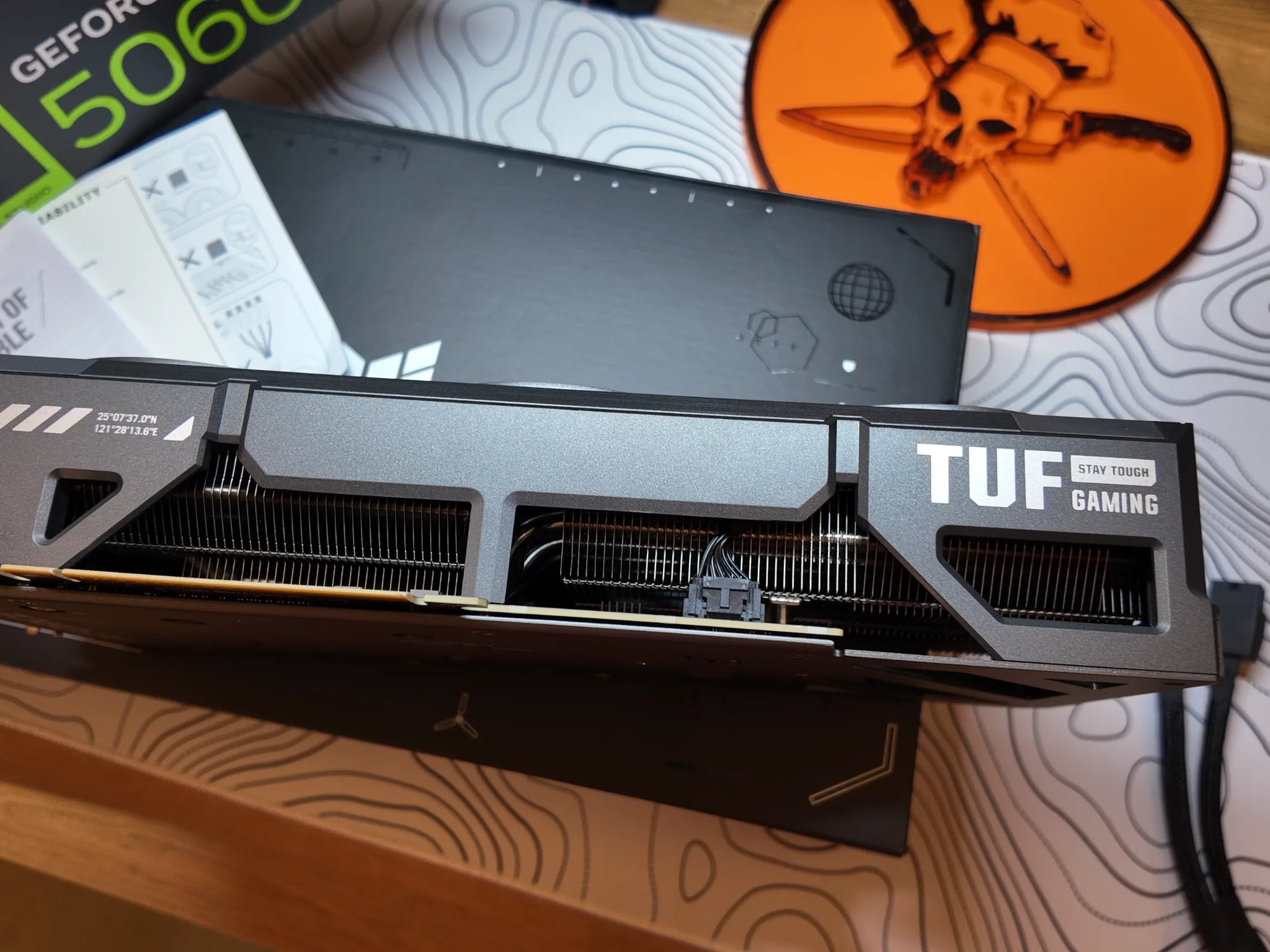 ASUS NVIDIA GeForce RTX 5060 Ti TUF Overclocked Triple Fan 16GB GDDR7 PCIe 5.0 Graphics Card