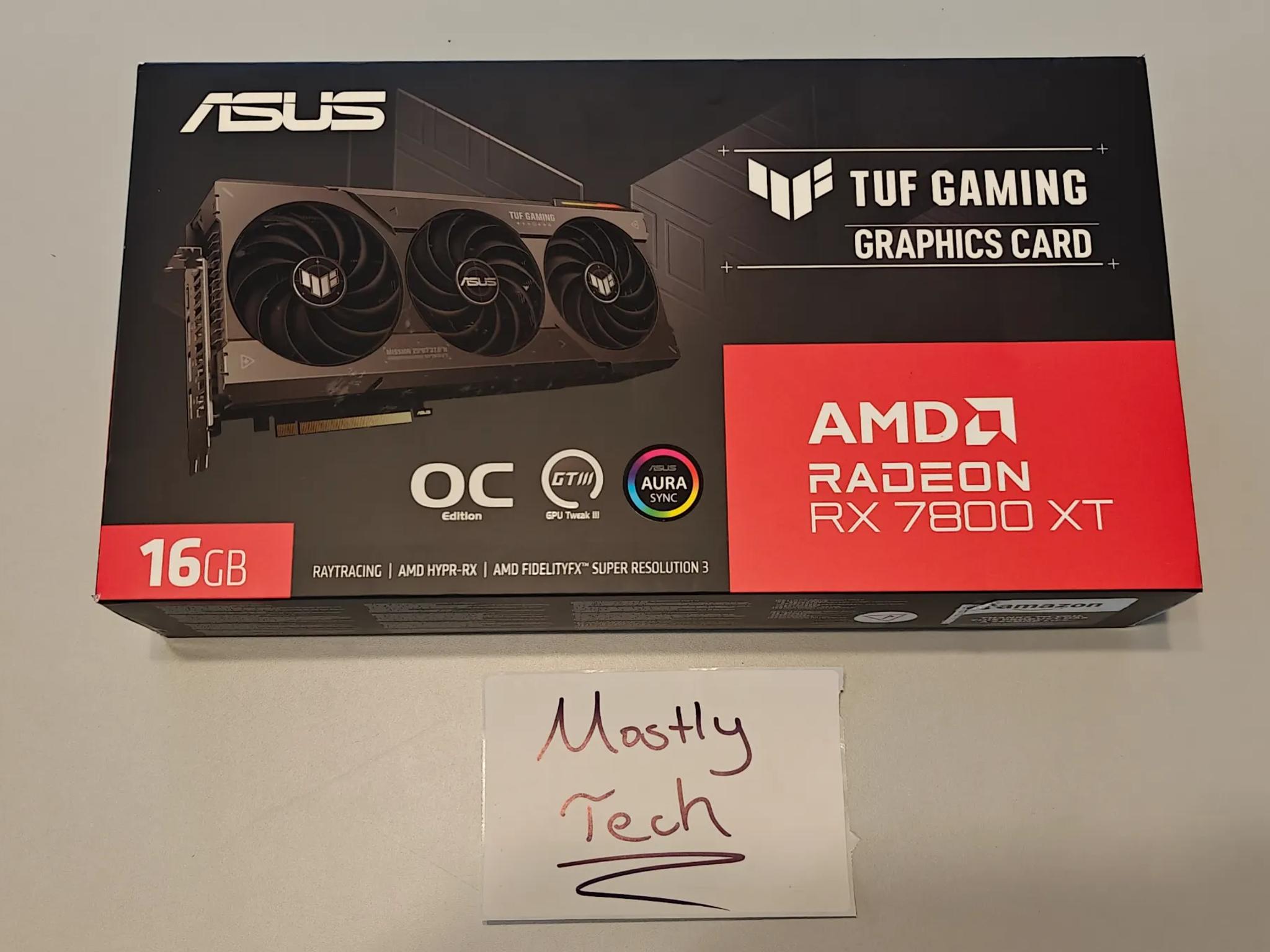 ASUS TUF Gaming RX 7800 XT OC Edition 16GB GDDR6