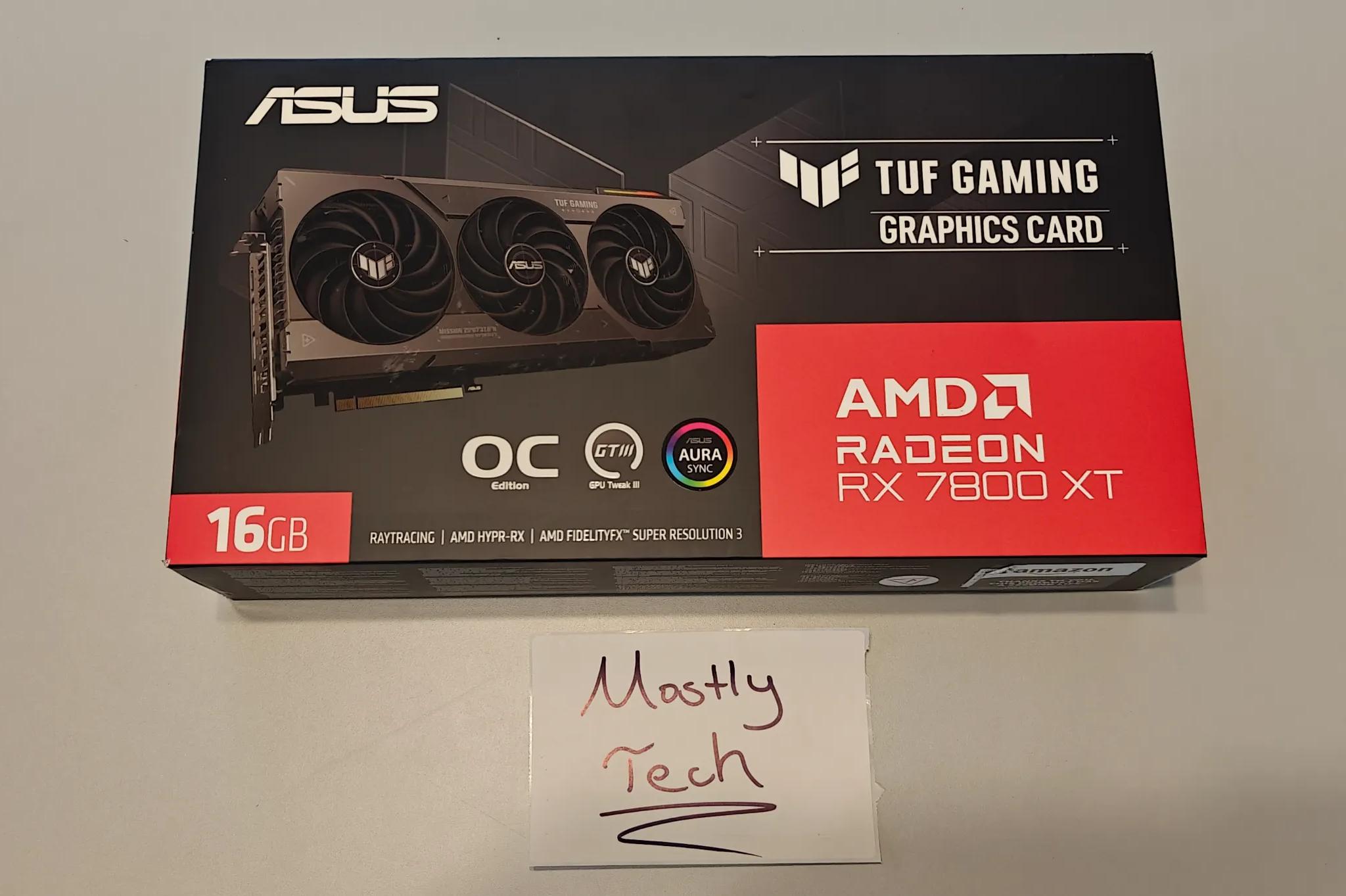 ASUS TUF Gaming RX 7800 XT OC Edition 16GB GDDR6