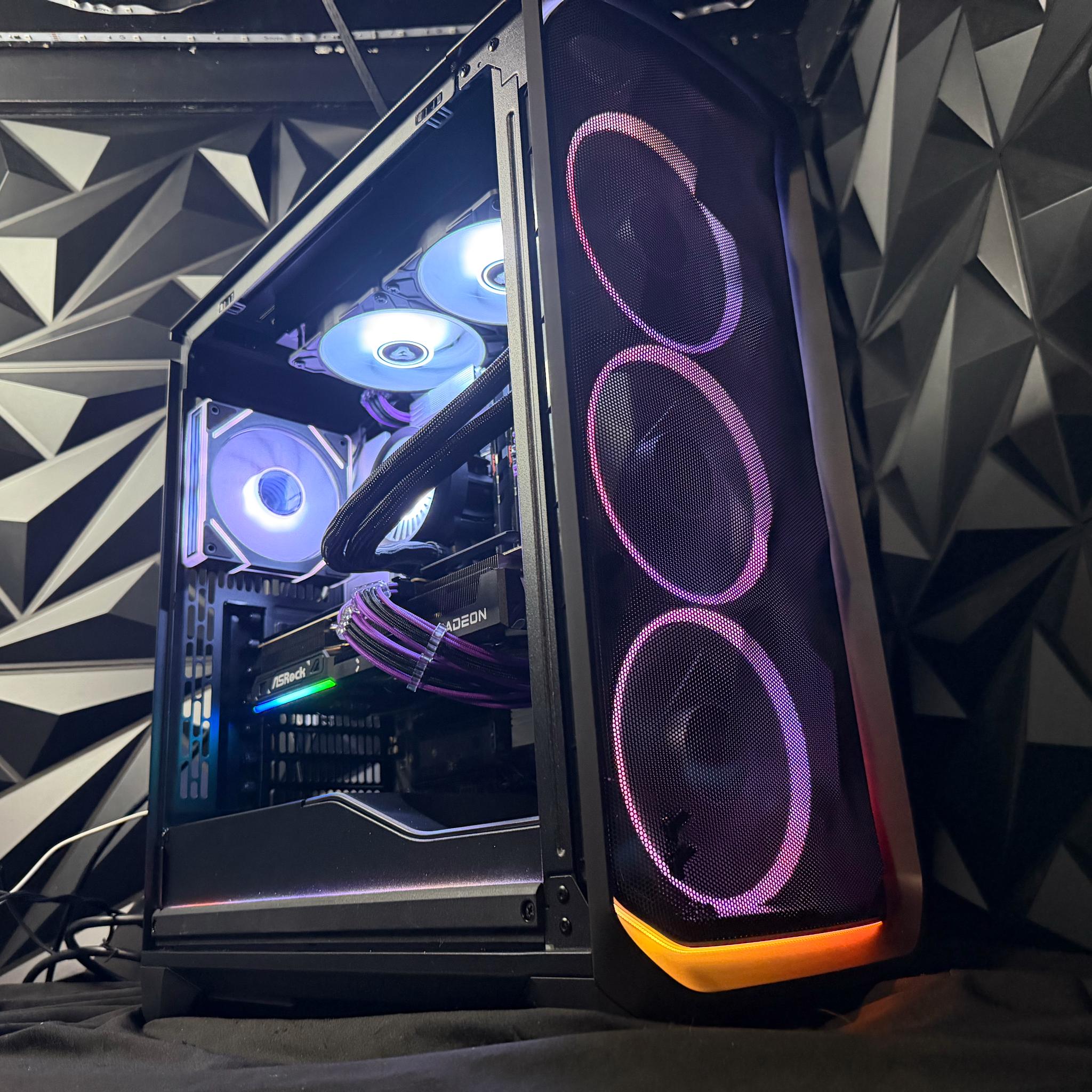 💜🌆 VIOLET CITY 🌆💜Ryzen 5 9600X| RX 9070XT| 32 GB DDR5|2 TB NVMe| 850W PSU