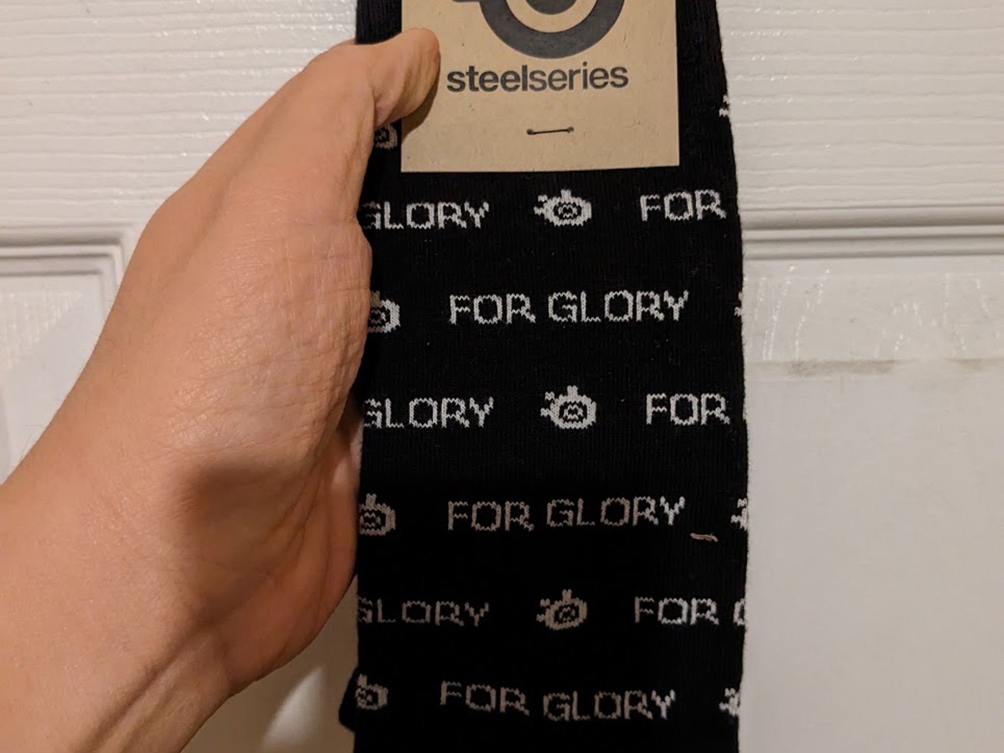 New Open Box SteelSeries Socks, Black