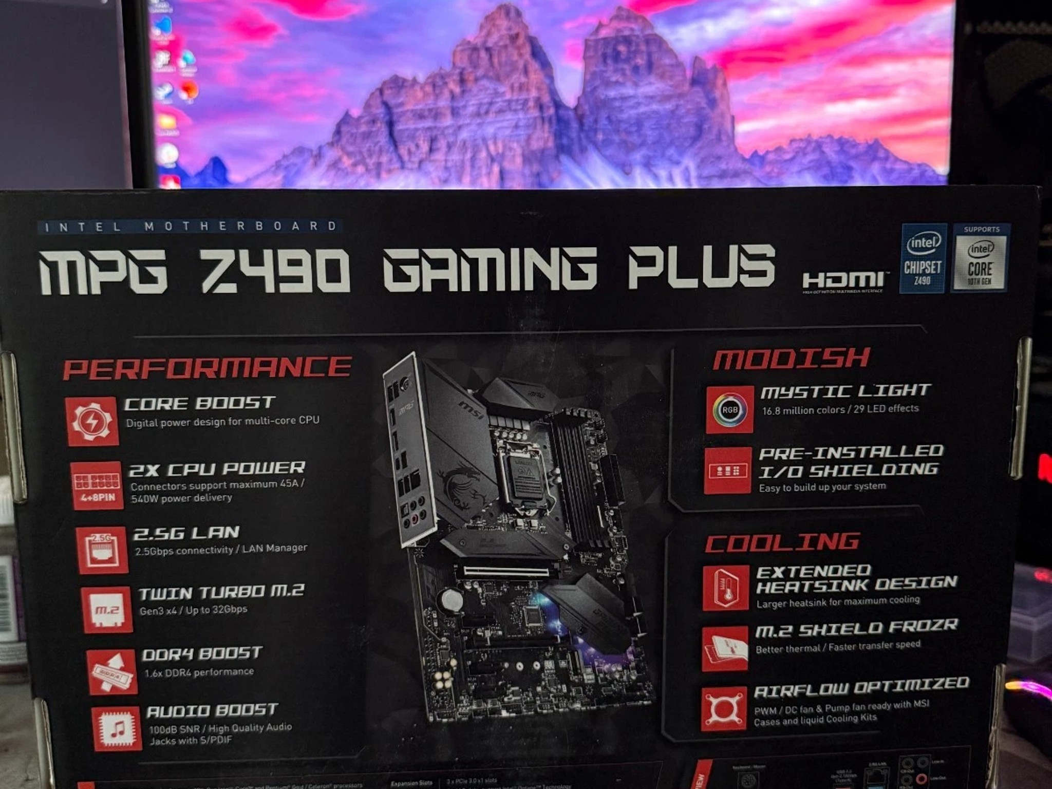 MSI MPG Z 490 Gaming plus Motherboard