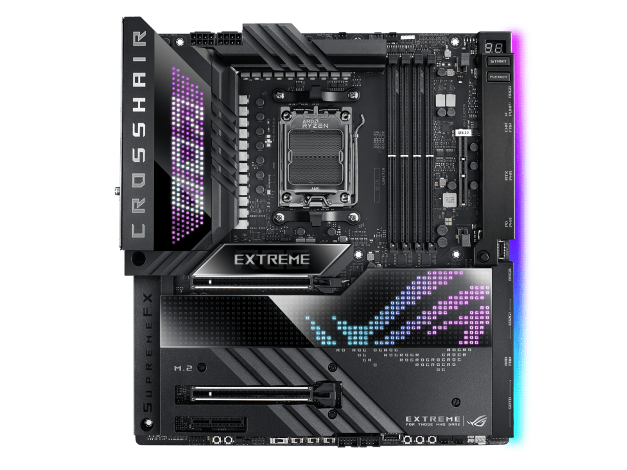 ASUS ROG CROSSHAIR X670E EXTREME AMD X670E AM5 DDR5 E-ATX Desktop Motherboard