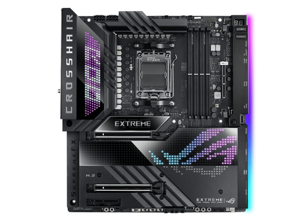 ASUS ROG CROSSHAIR X670E EXTREME AMD X670E AM5 DDR5 E-ATX Desktop Motherboard