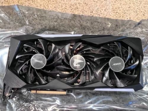 GIGABYTE Nvidia GeForce RTX 3070 AORUS MASTER 8GB GDDR6 NON-LHR GPU GV-N3070AORUS M-8GD
