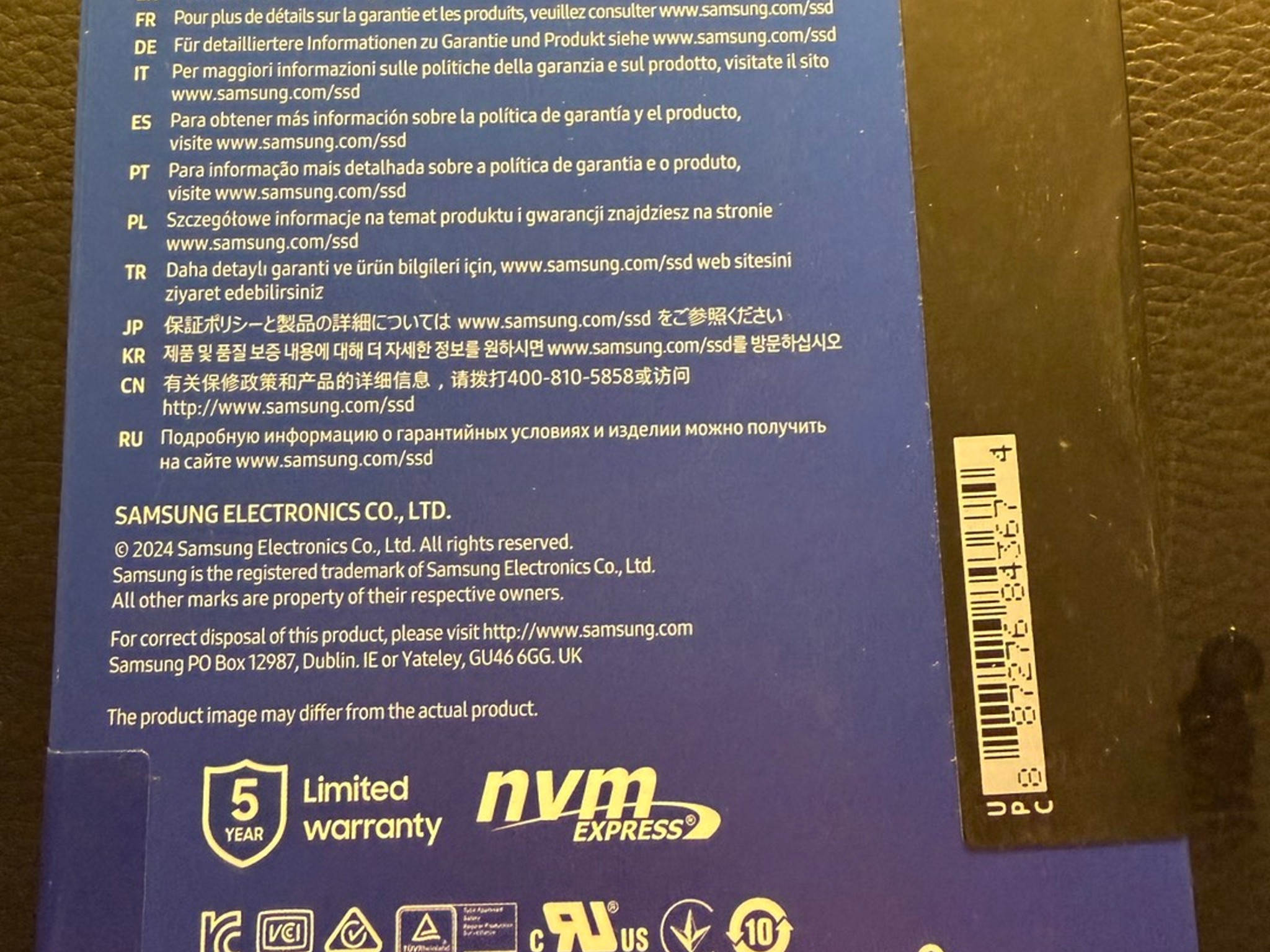 samsung 990 evo plus pcie 4.0 x4 / 5.0 x2 nvme m.2 ssd 2TB