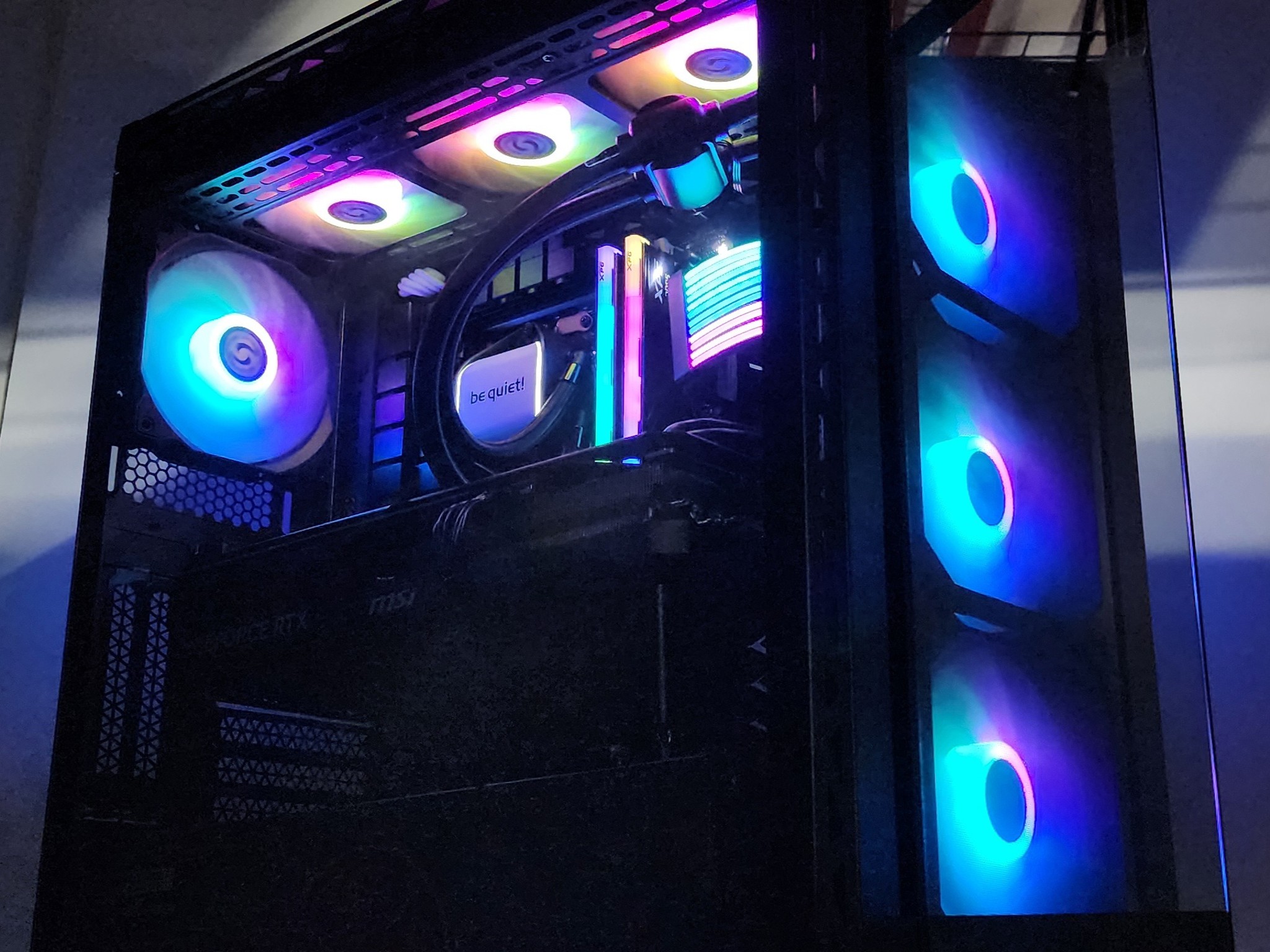 Gaming PC Ryzen 7 7700X 32GB RAM 1TB SSD RTX 4070 Ti SUPER 16GB Win11 Computer