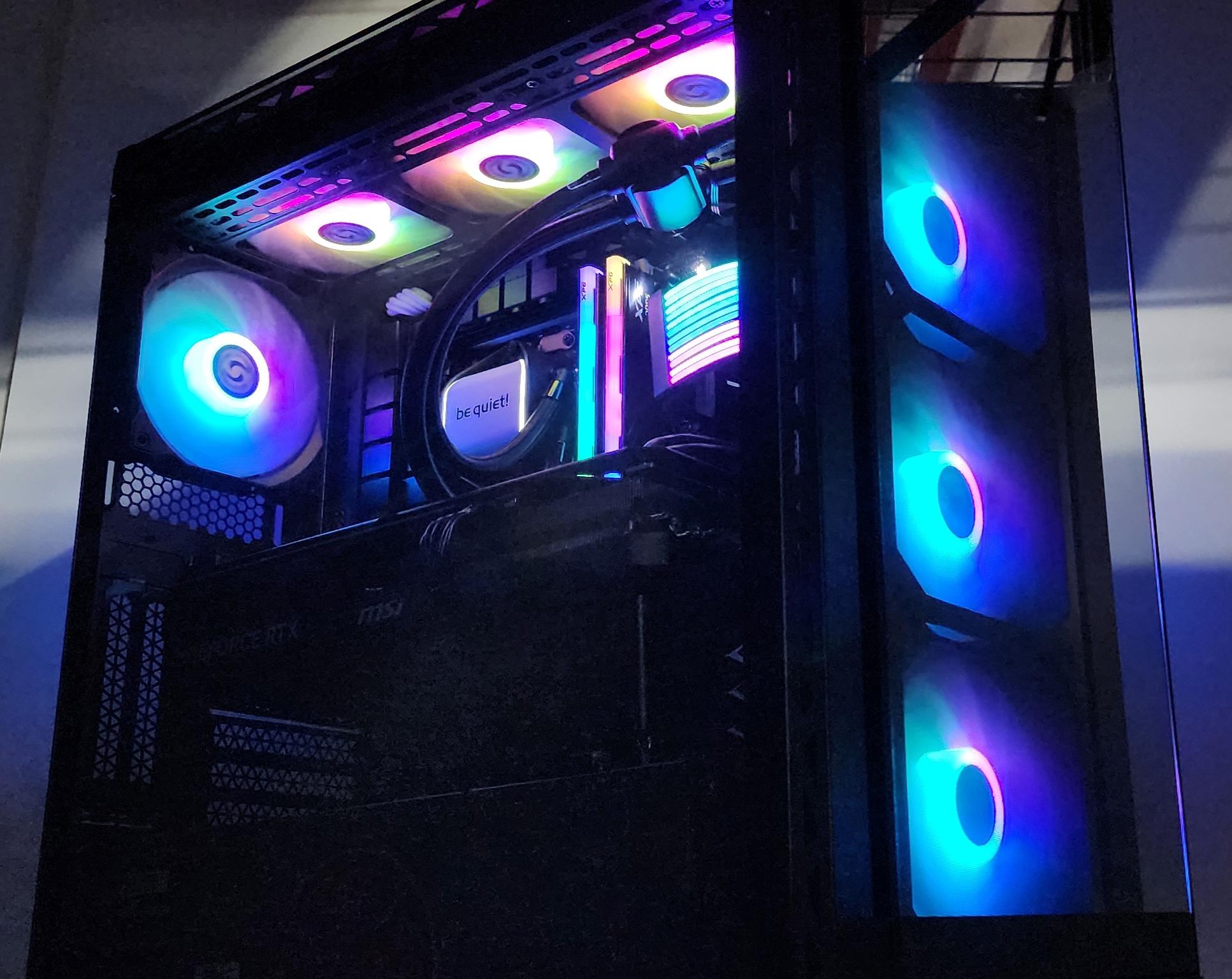 Gaming PC Ryzen 7 7700X 32GB RAM 1TB SSD RTX 4070 Ti SUPER 16GB Win11 Computer