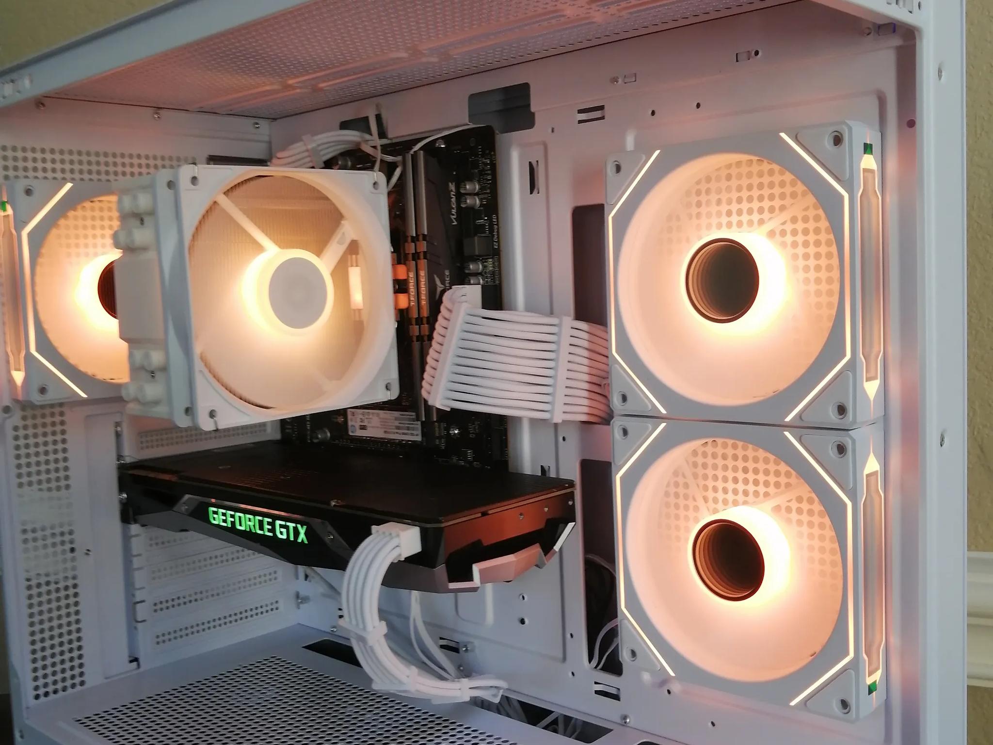 NVIDIA GTX Gaming PC! Clean White Build with Ryzen 5