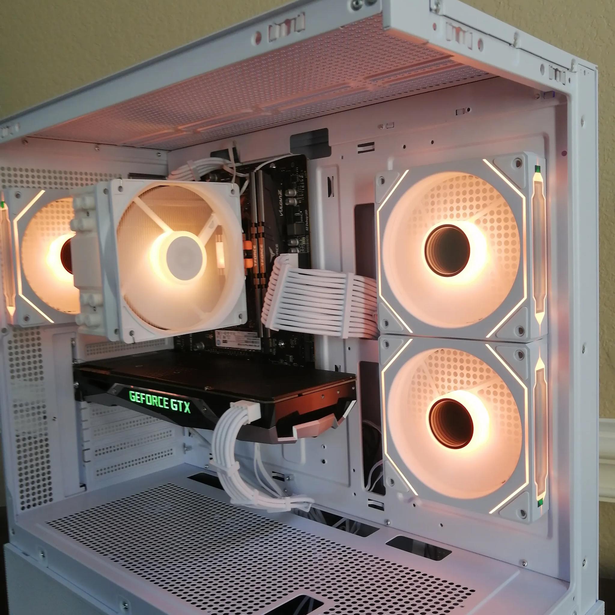 NVIDIA GTX Gaming PC! Clean White Build with Ryzen 5