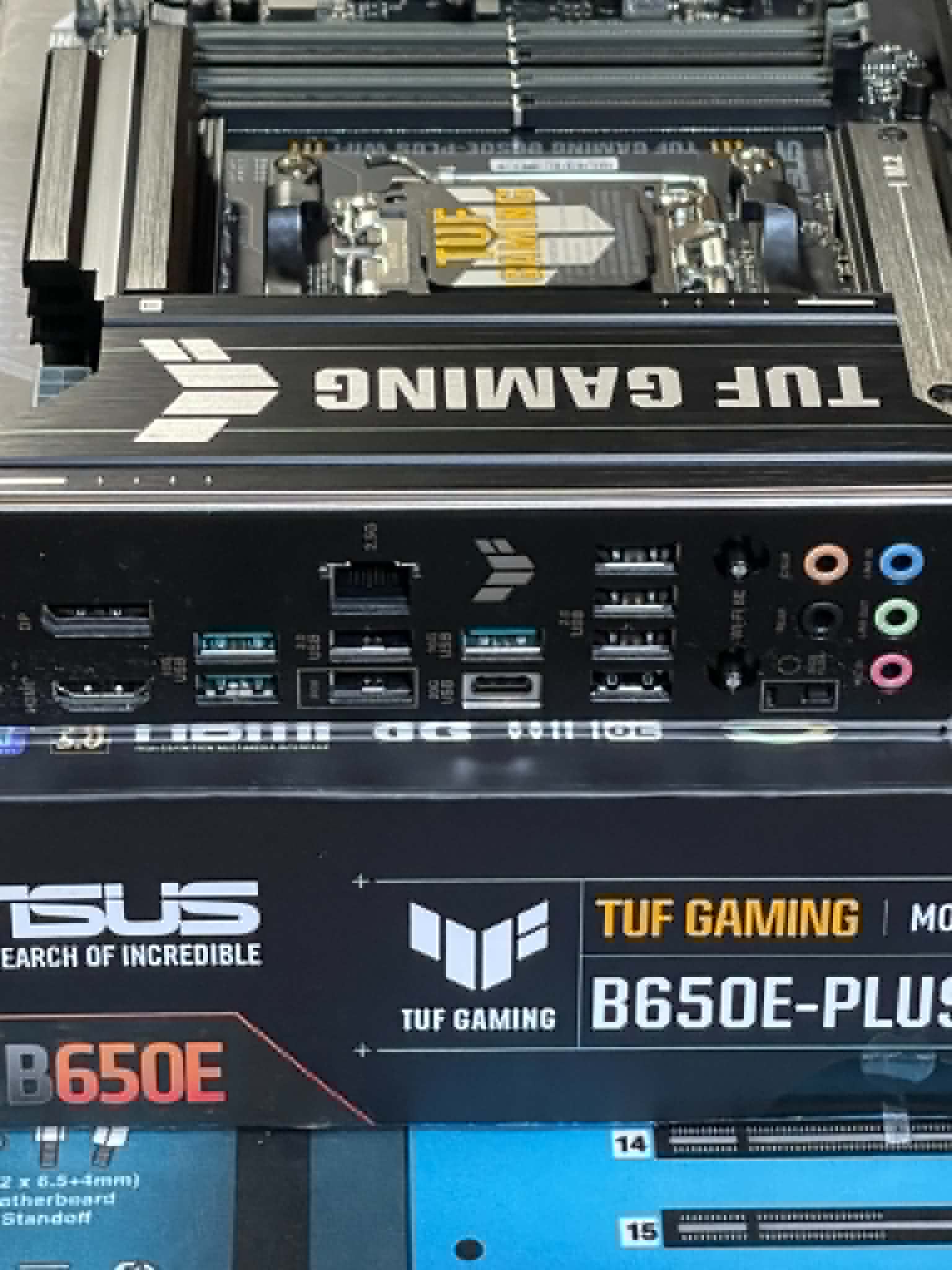 Asus B650E-PLUS WiFi motherboard, new open box , fully tested