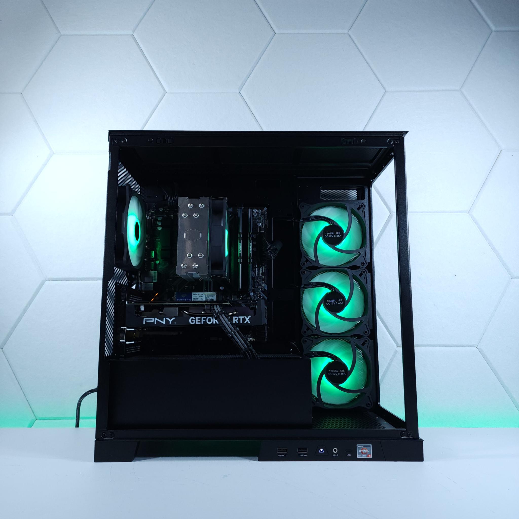💚RTX 4060●Ryzen 5 5600GT●1TB M.2 SSD●16GB 3200MHz●1080p Gaming Computer