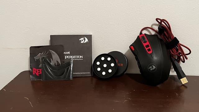 Redragon M901 Wired Gaming Mouse MMO RGB LED Backlit Mice 12400 DPI Perdition 18