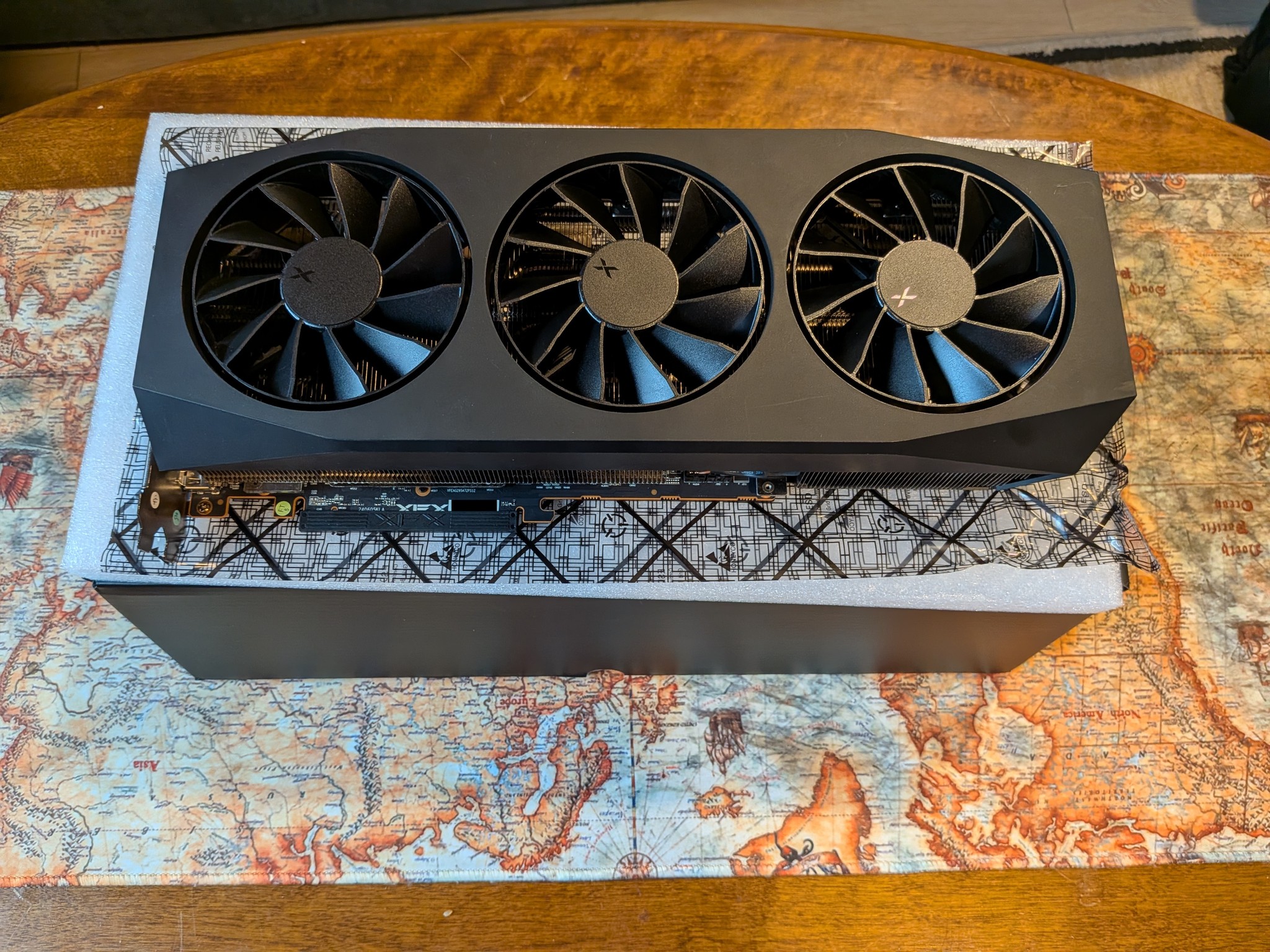 XFX Mercury AMD Radeon RX 9070XT OC Gaming Edition with RGB