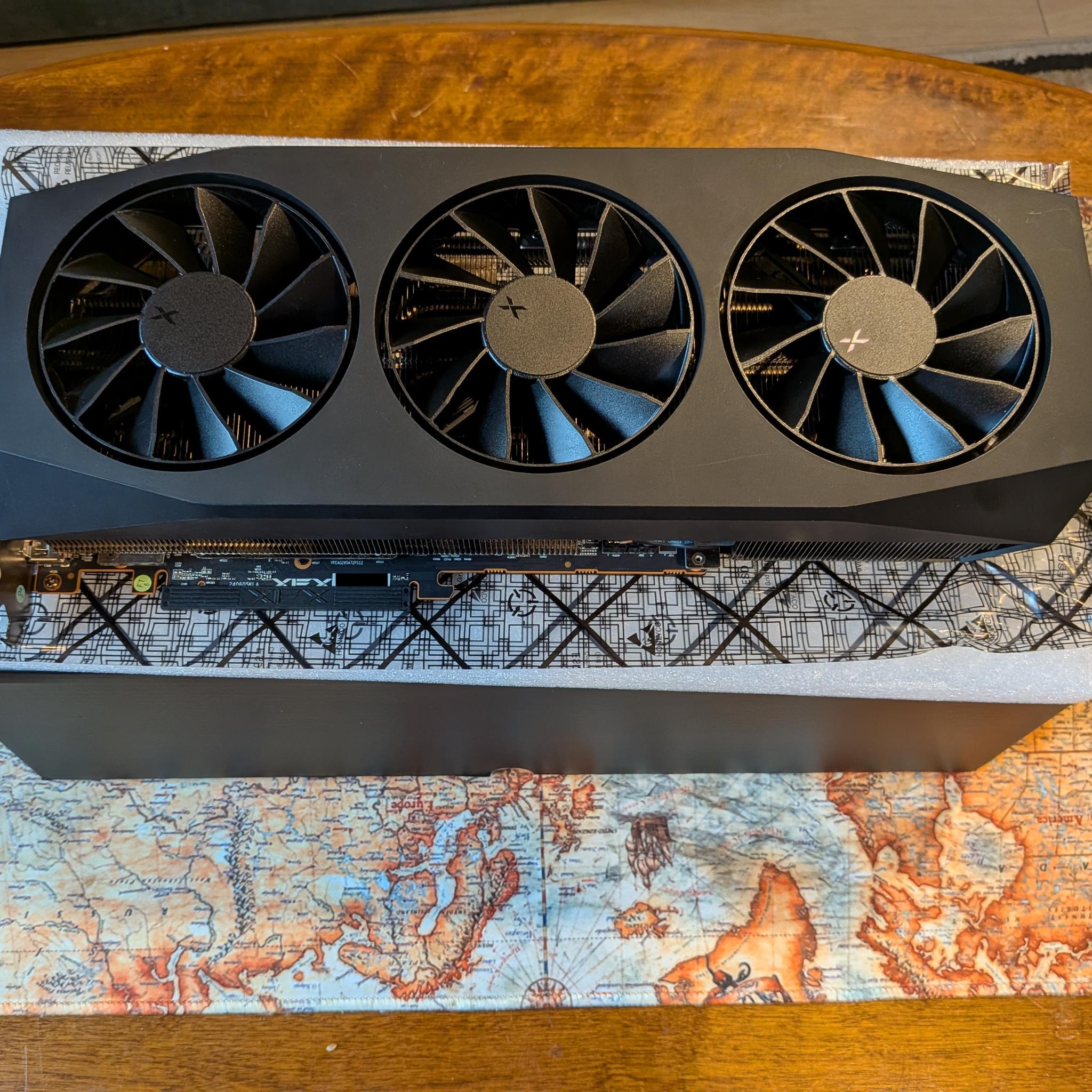 XFX Mercury AMD Radeon RX 9070XT OC Gaming Edition with RGB