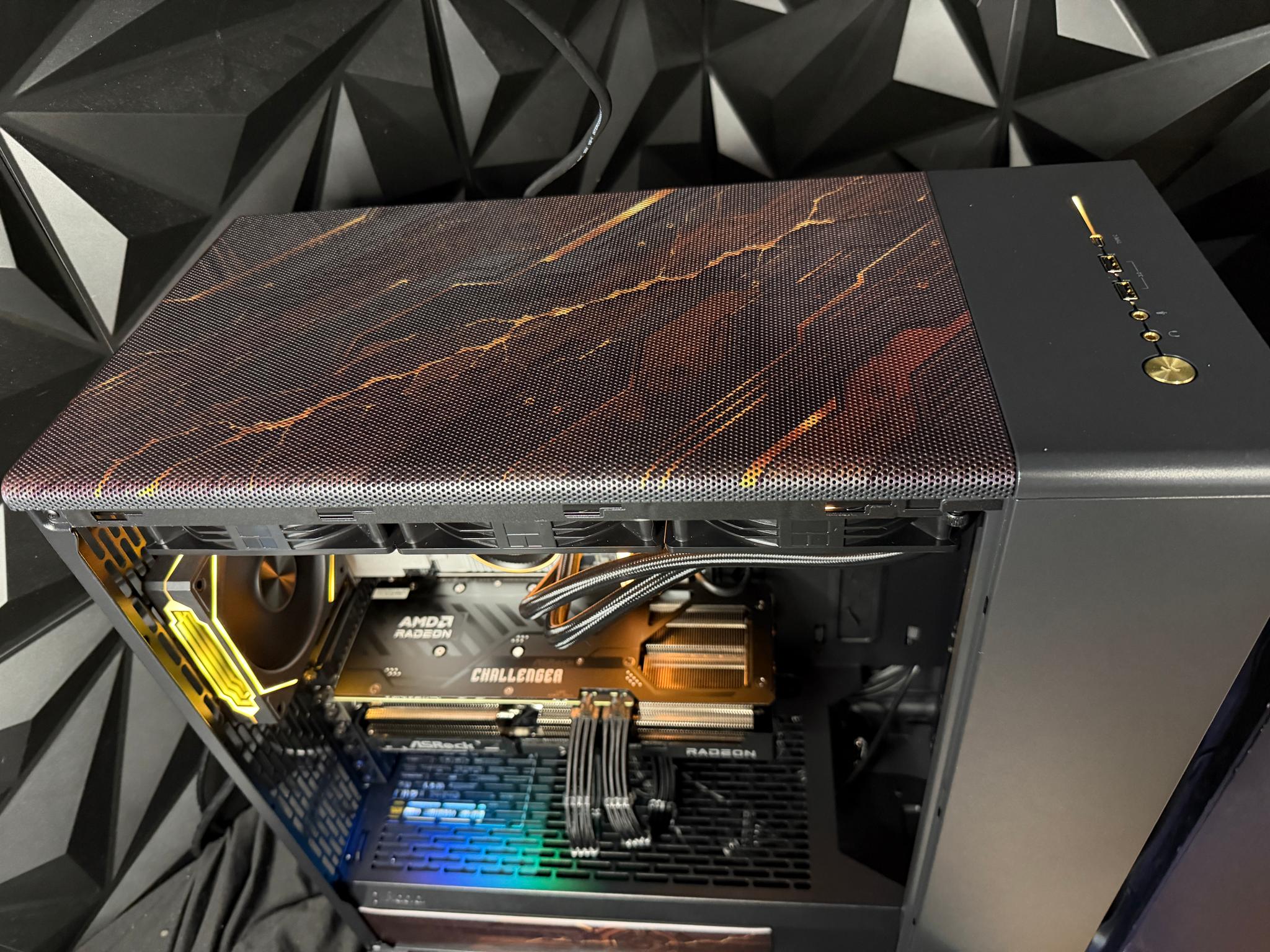 🪵⚙️ IRON WOOD ⚙️🪵 Ryzen 9 9900X| RX 9070XT| 32 GB DDR5 8000Mhz|4.5 TB NVMe| 850W Gold PSU
