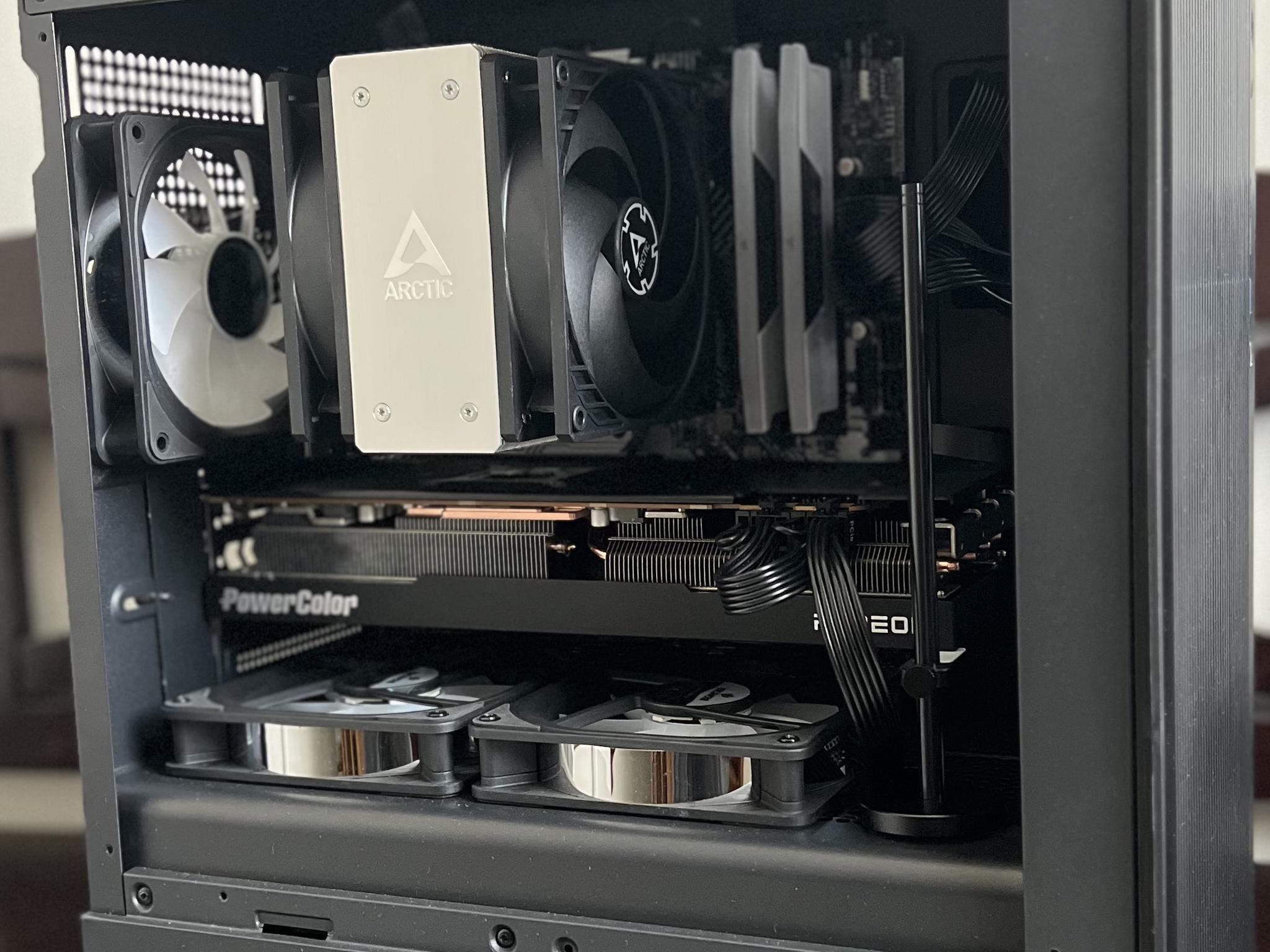 Team Red 3.0 Ryzen 5 7600x 1.5 TB SSD 32GB DDR5 RX 7800 XT ARGB fans. ALL NEW parts!